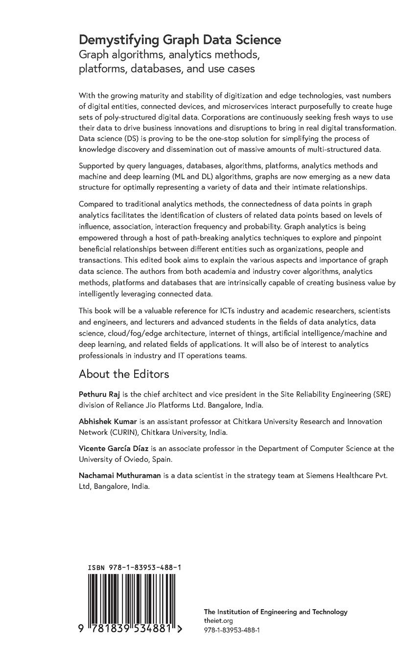 Rückseitencover Demystifying Graph Data Science