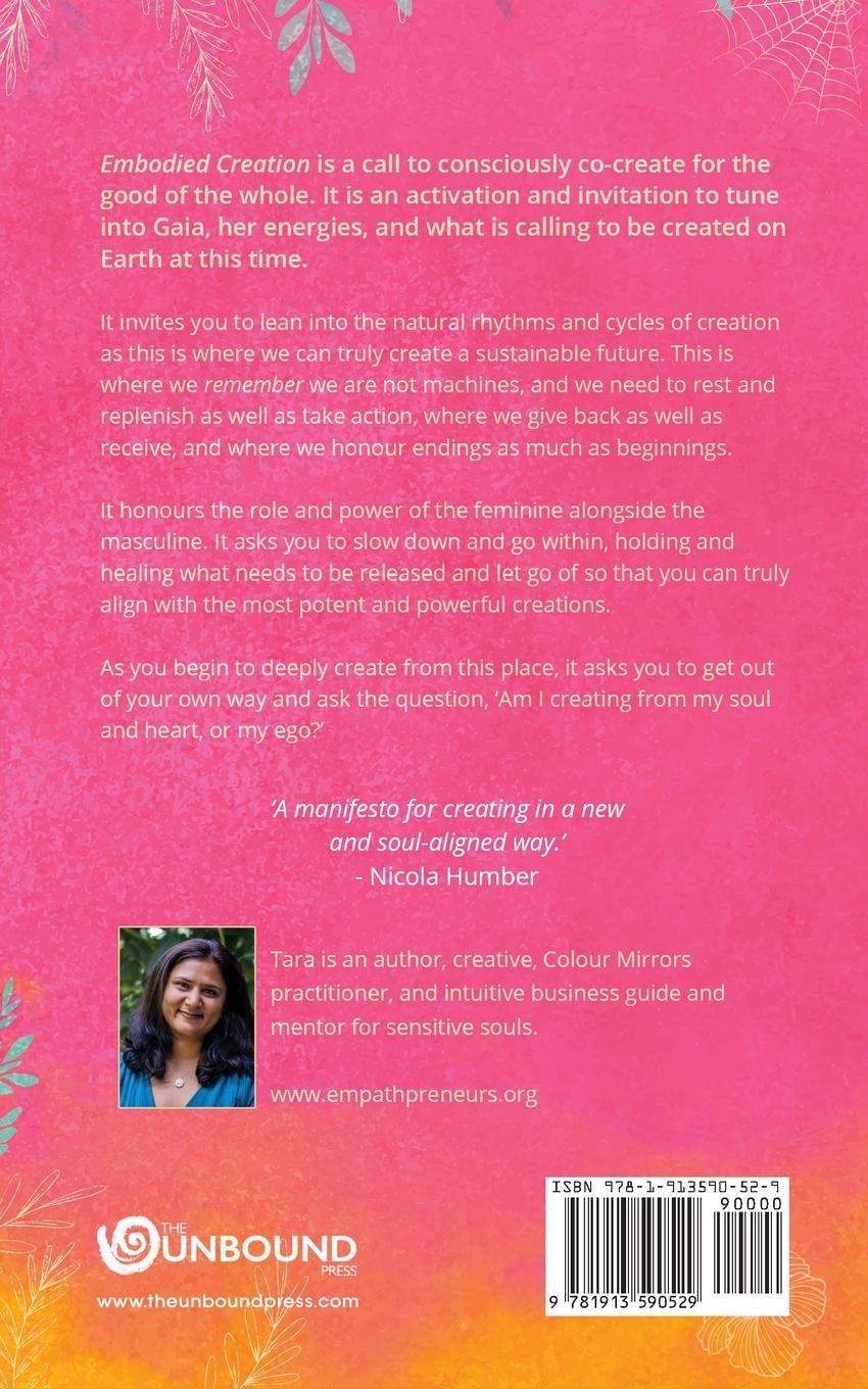 Rückseitencover Embodied Creation