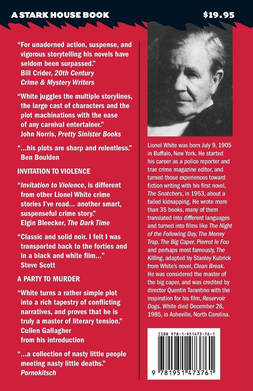 Rückseitencover Invitation to Violence / A Party to Murder