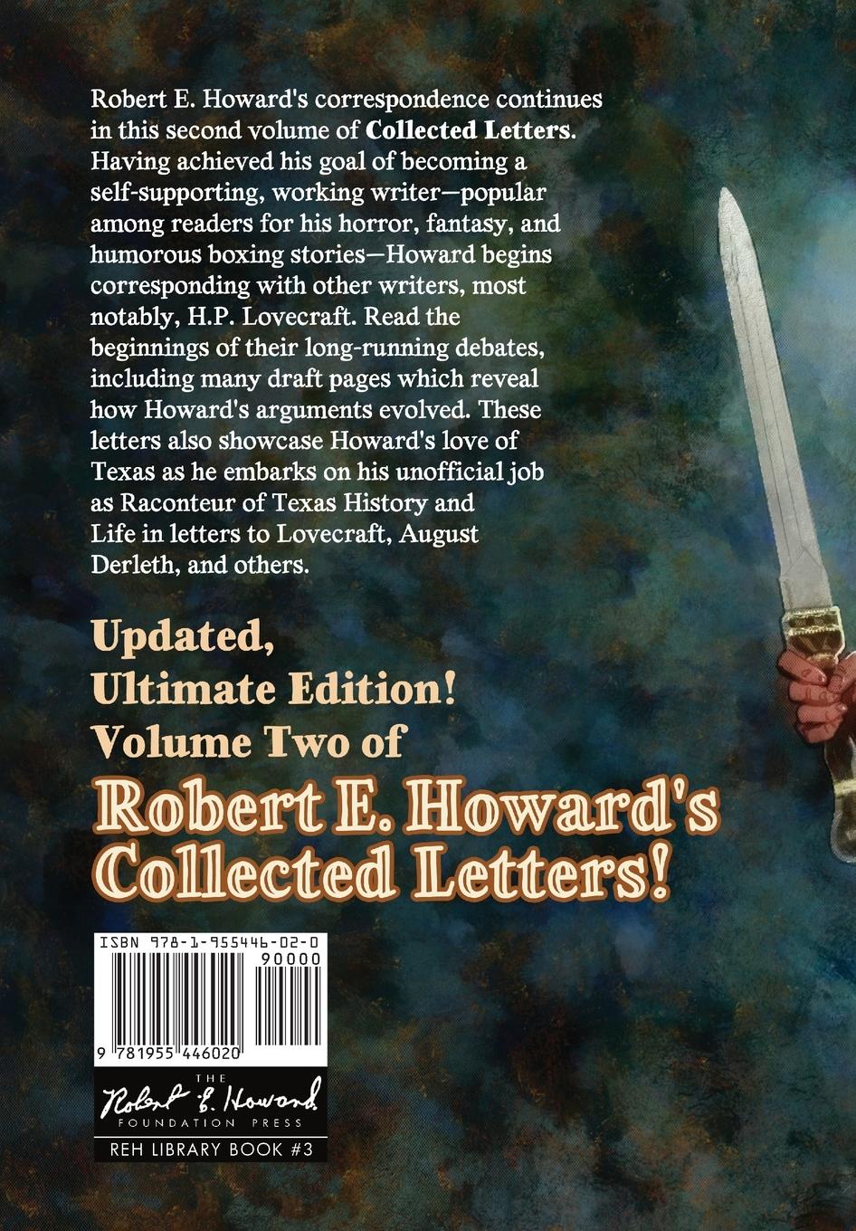 Rückseitencover The Collected Letters of Robert E. Howard, Volume 2