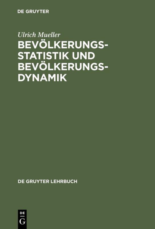 Vorderes Coverbild Bevölkerungsstatistik und Bevölkerungsdynamik