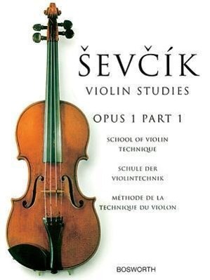 Vorderes Coverbild Sevcik Violin Studies - Opus 1, Part 1: School of Violin Technique