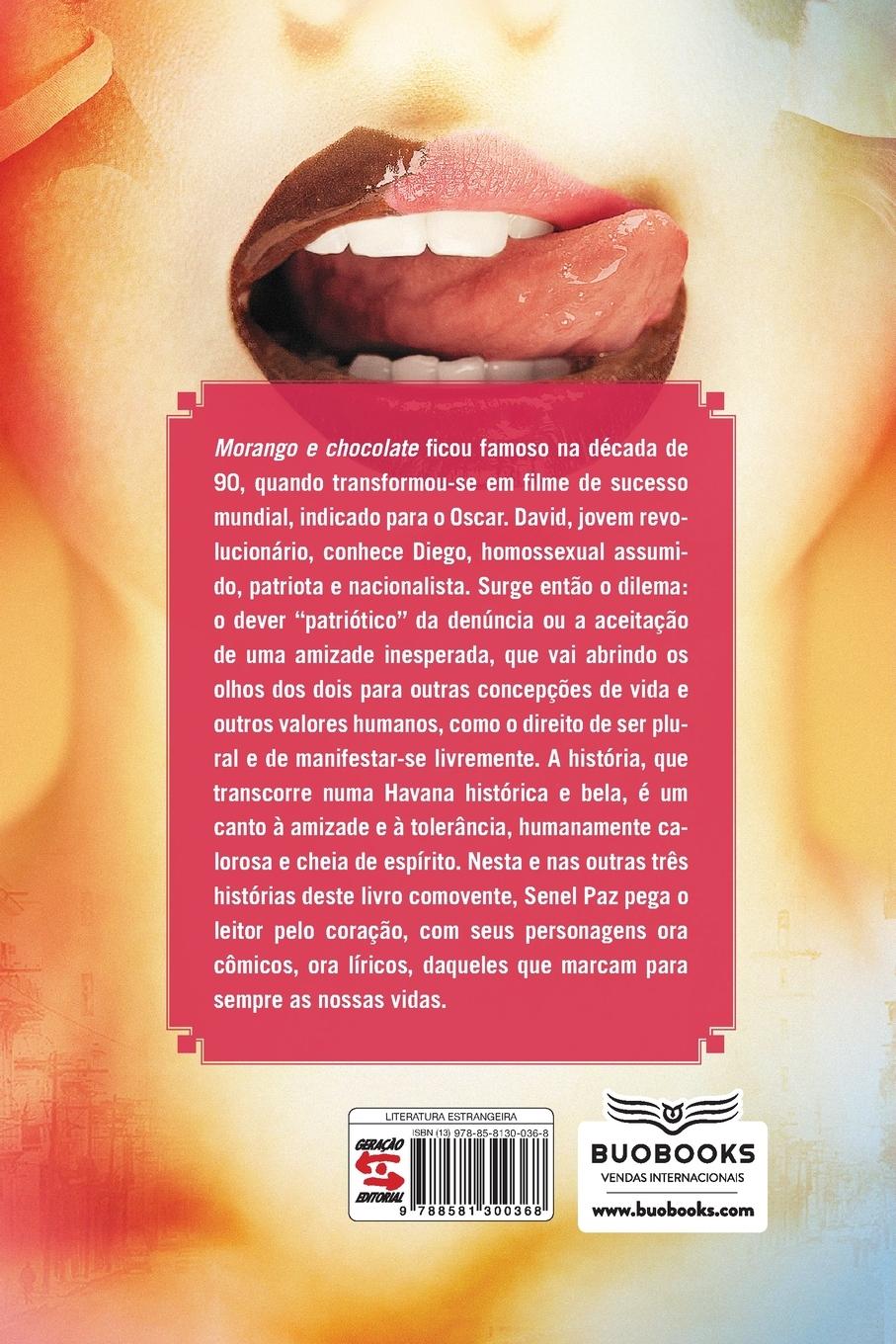 Rückseitencover Morango e chocolate