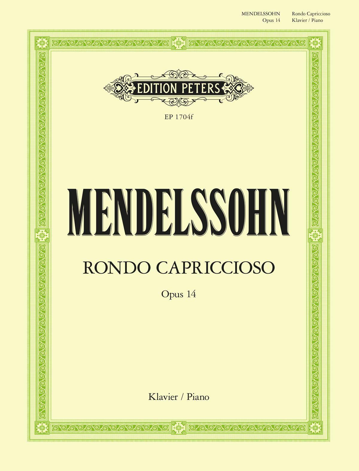 Vorderes Coverbild Rondo Capriccioso Op.14
