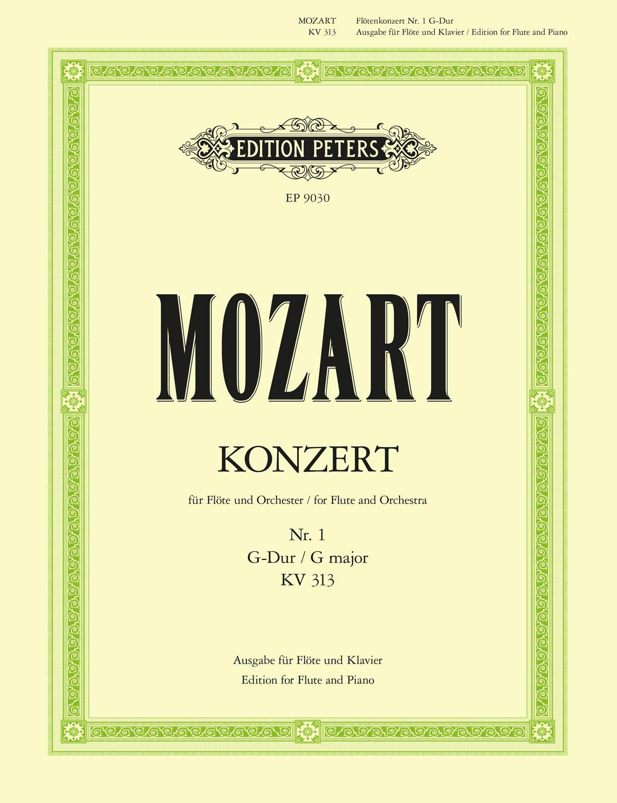 Vorderes Coverbild Flute Concerto No. 1 in G, with Cadenzas K.313