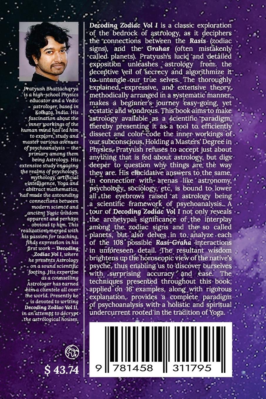 Rückseitencover Decoding Zodiac with Vedic Astrology