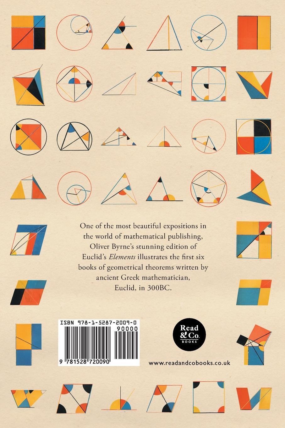 Rückseitencover Oliver Byrne's Elements of Euclid