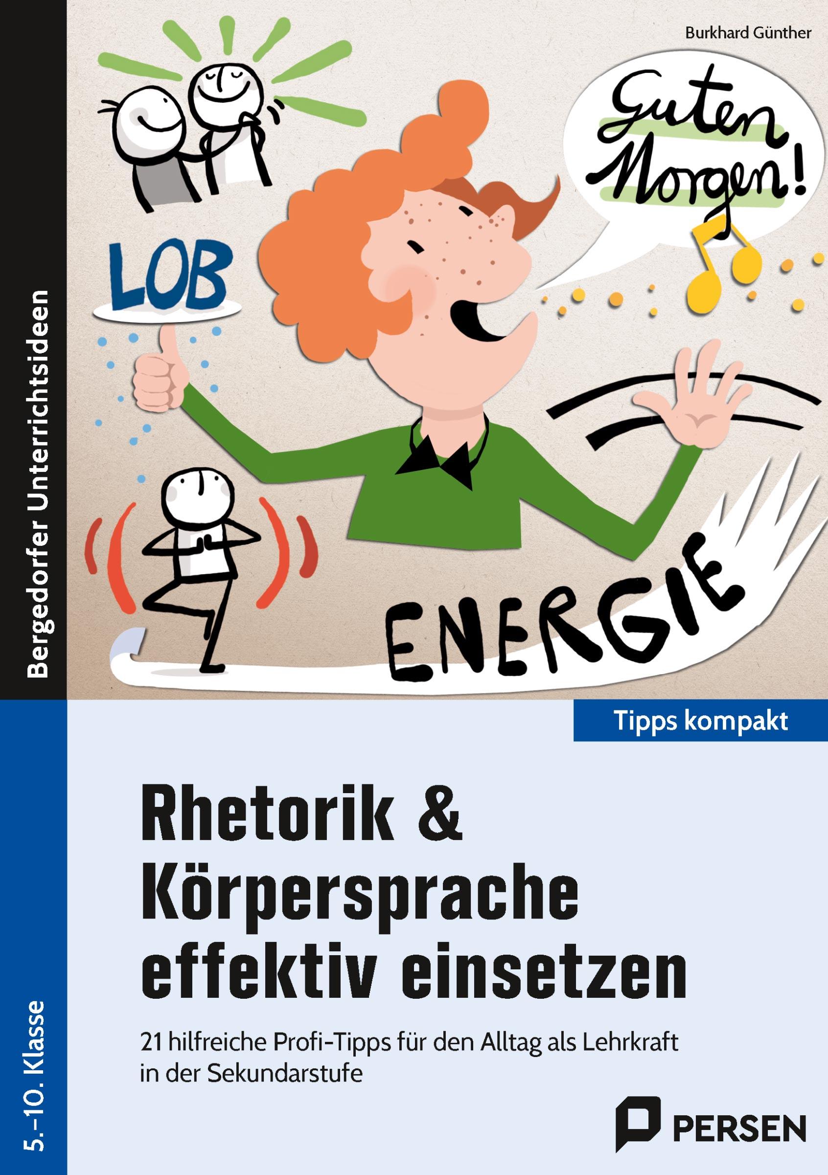 Vorderes Coverbild Rhetorik & Körpersprache effektiv einsetzen - Sek1