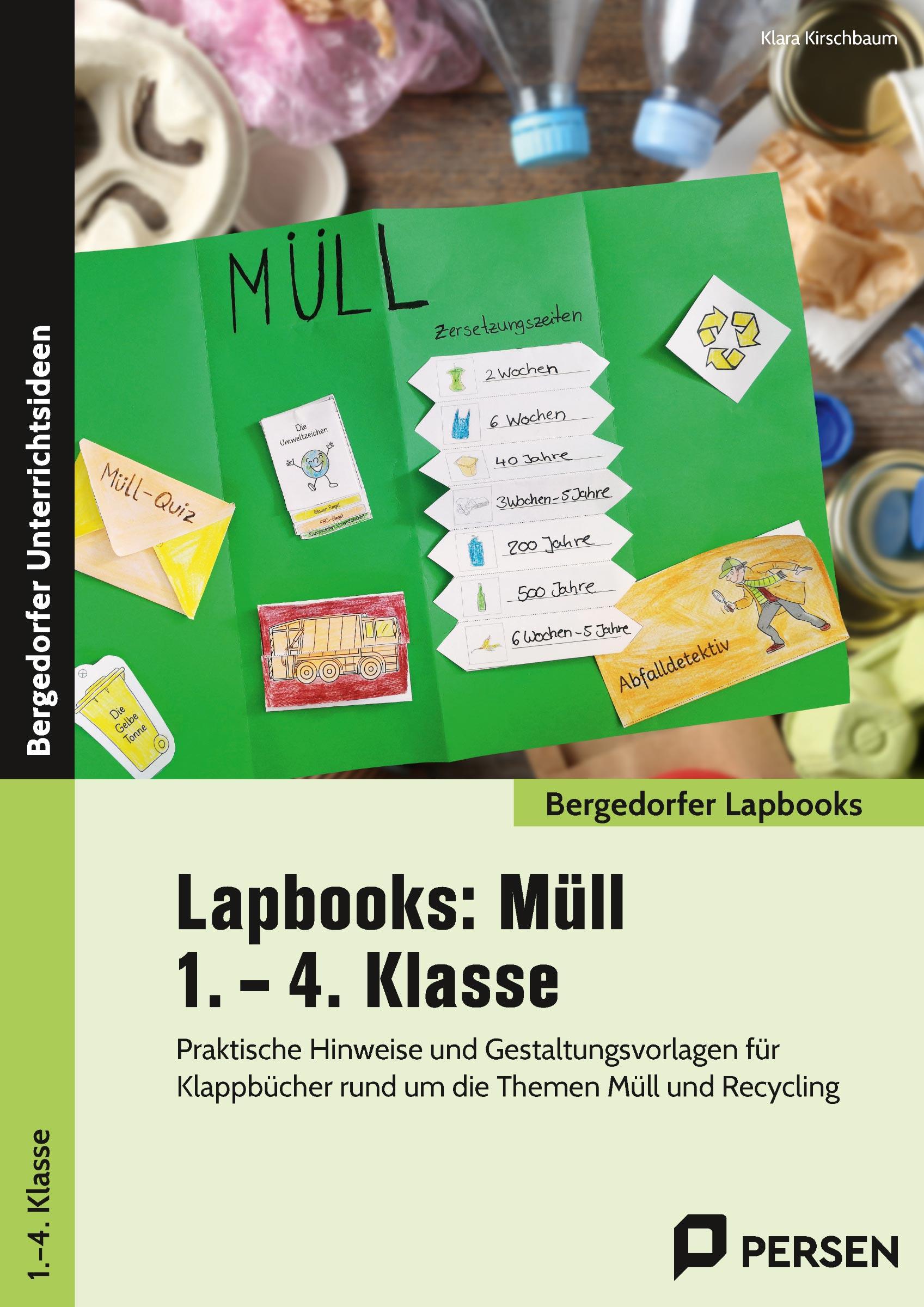 Vorderes Coverbild Lapbooks: Müll - 1. - 4. Klasse