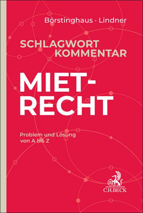 Vorderes Coverbild Schlagwortkommentar Mietrecht