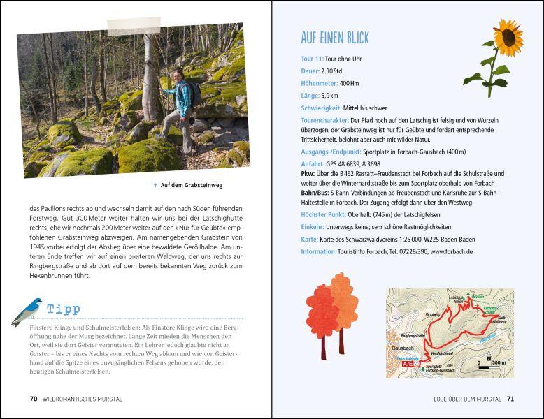 Beispielinhalt (Bild) Wander dich glücklich - nördlicher Schwarzwald
