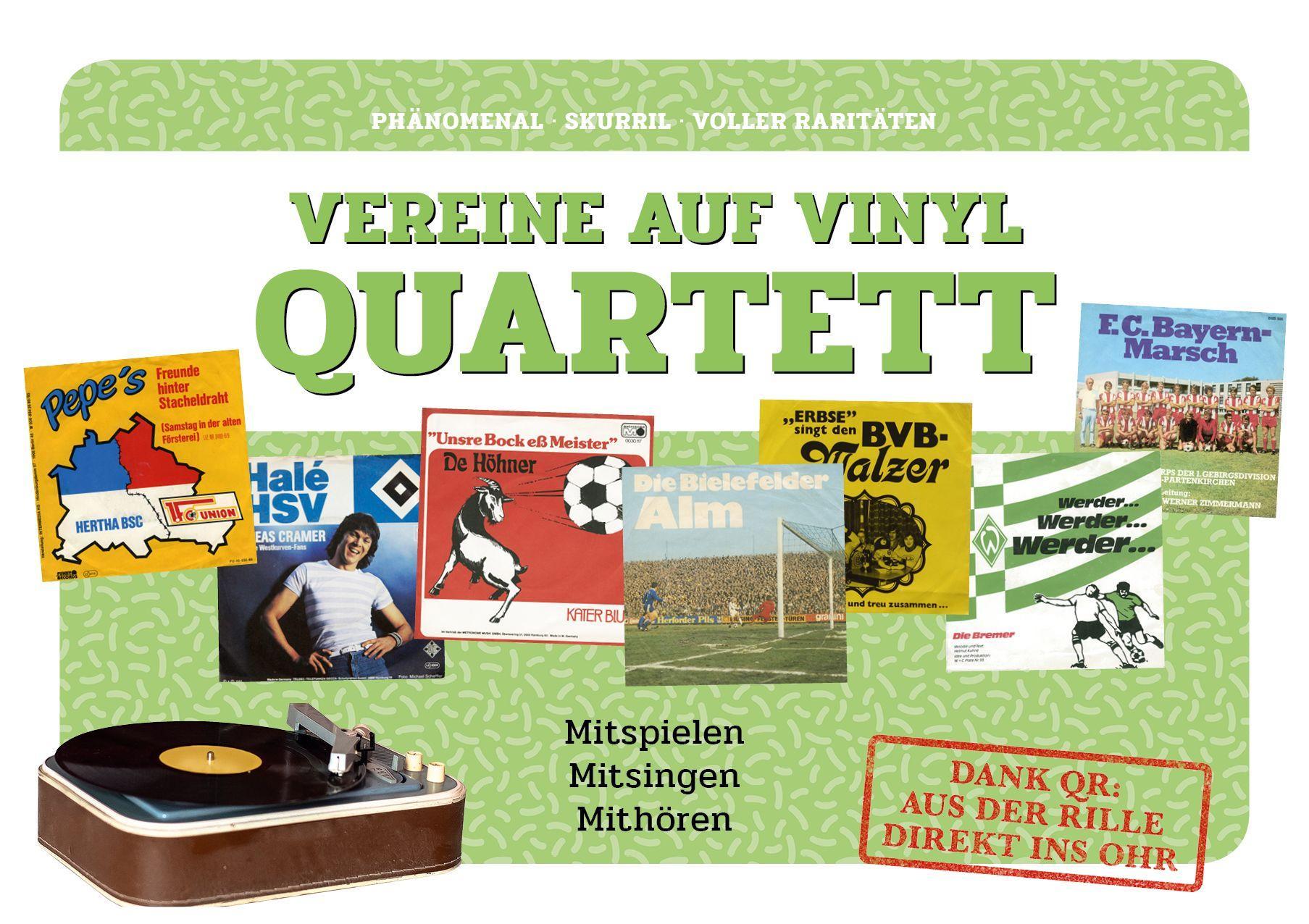 Vorderes Coverbild Vereine auf Vinyl Quartett