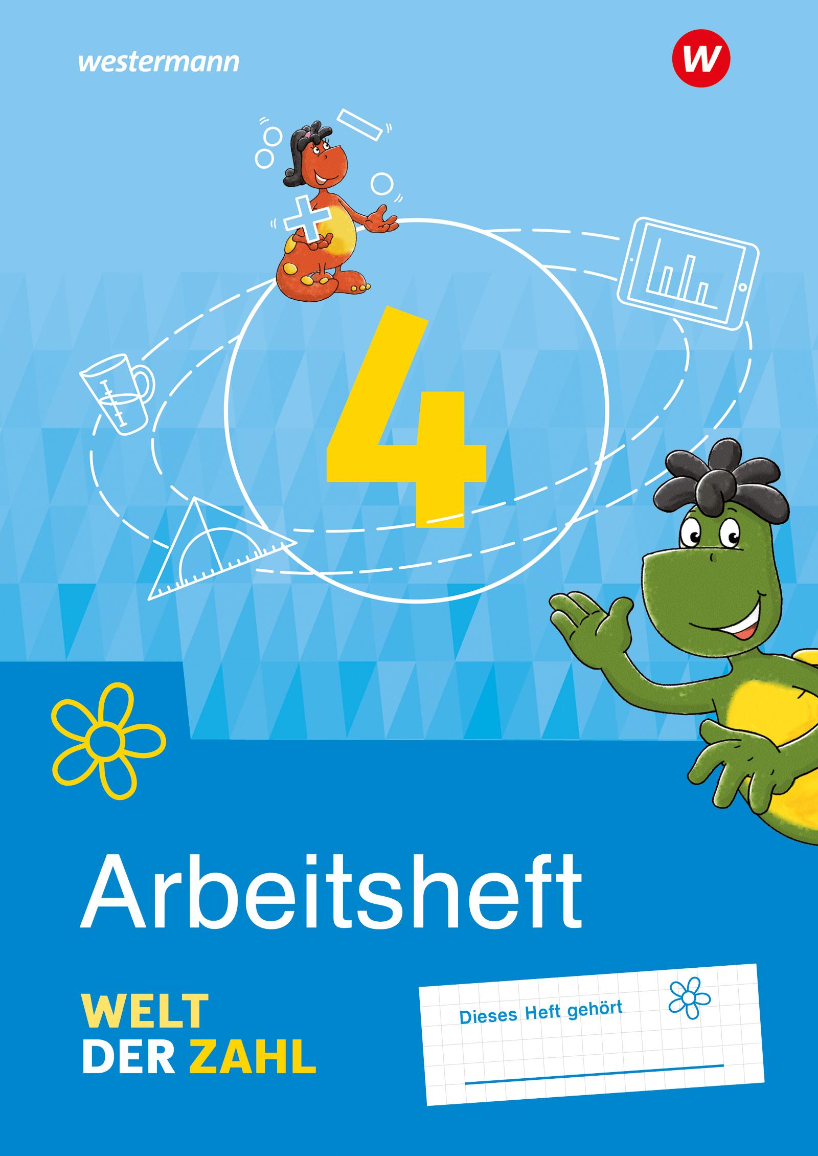 Vorderes Coverbild Welt der Zahl 4. Arbeitsheft. Allgemeine Ausgabe