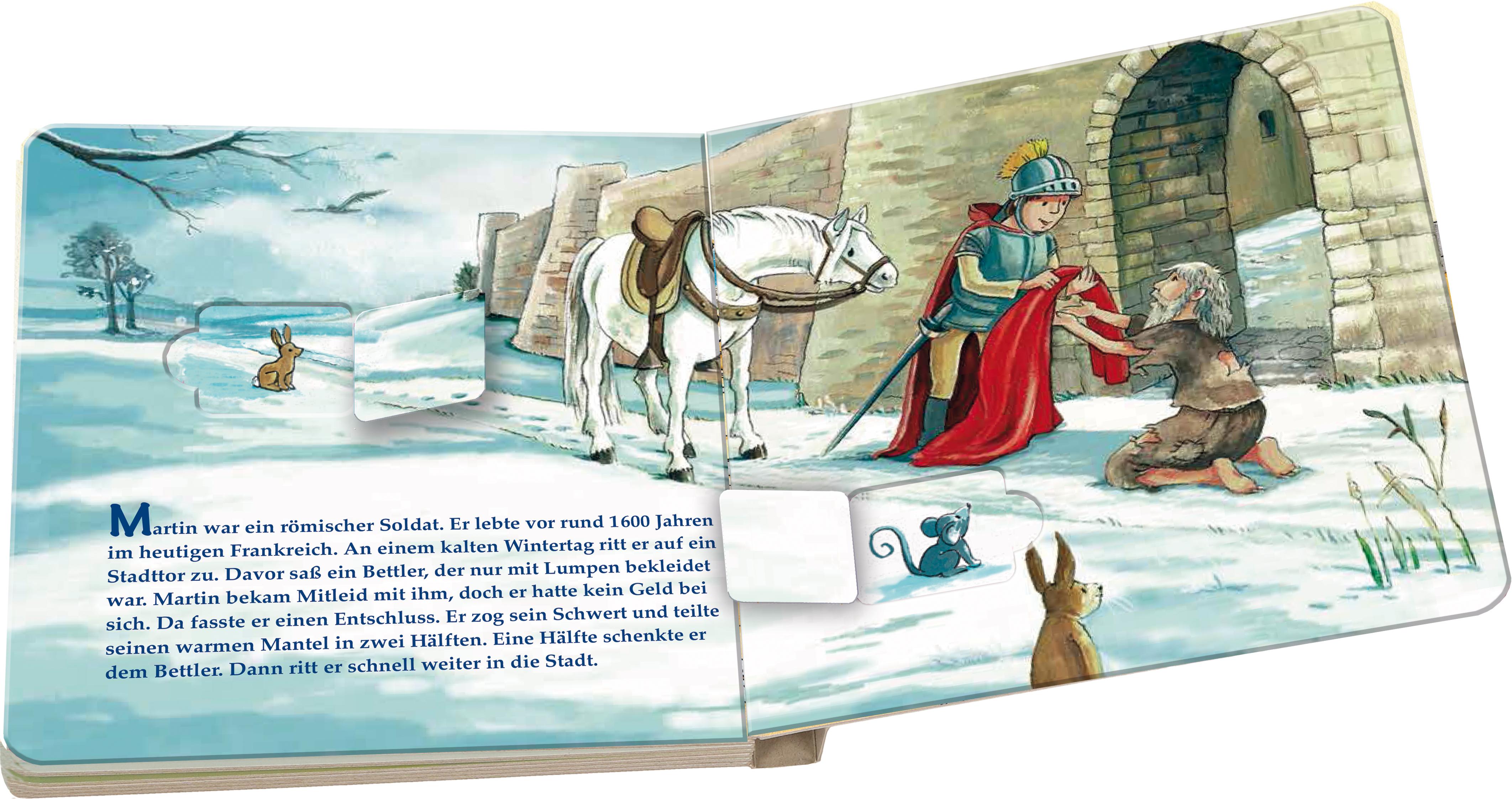 Beispielinhalt (Bild) Die Geschichte von Sankt Martin
