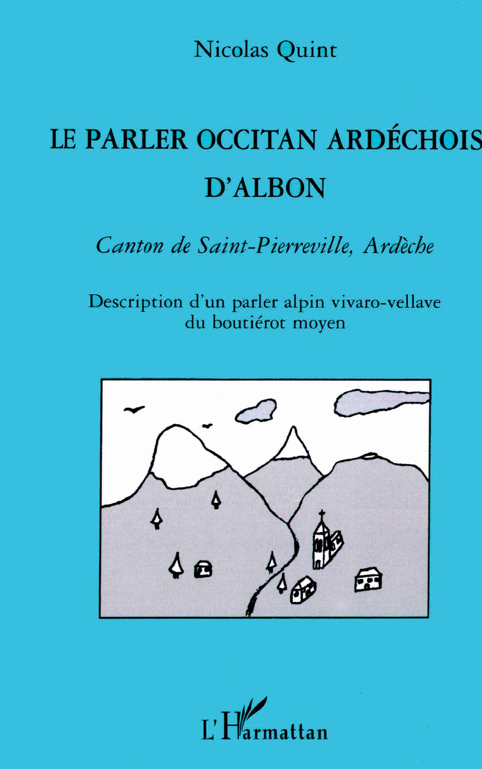 Vorderes Coverbild LE PARLER OCCITAN ARDECHOIS D'ALBON