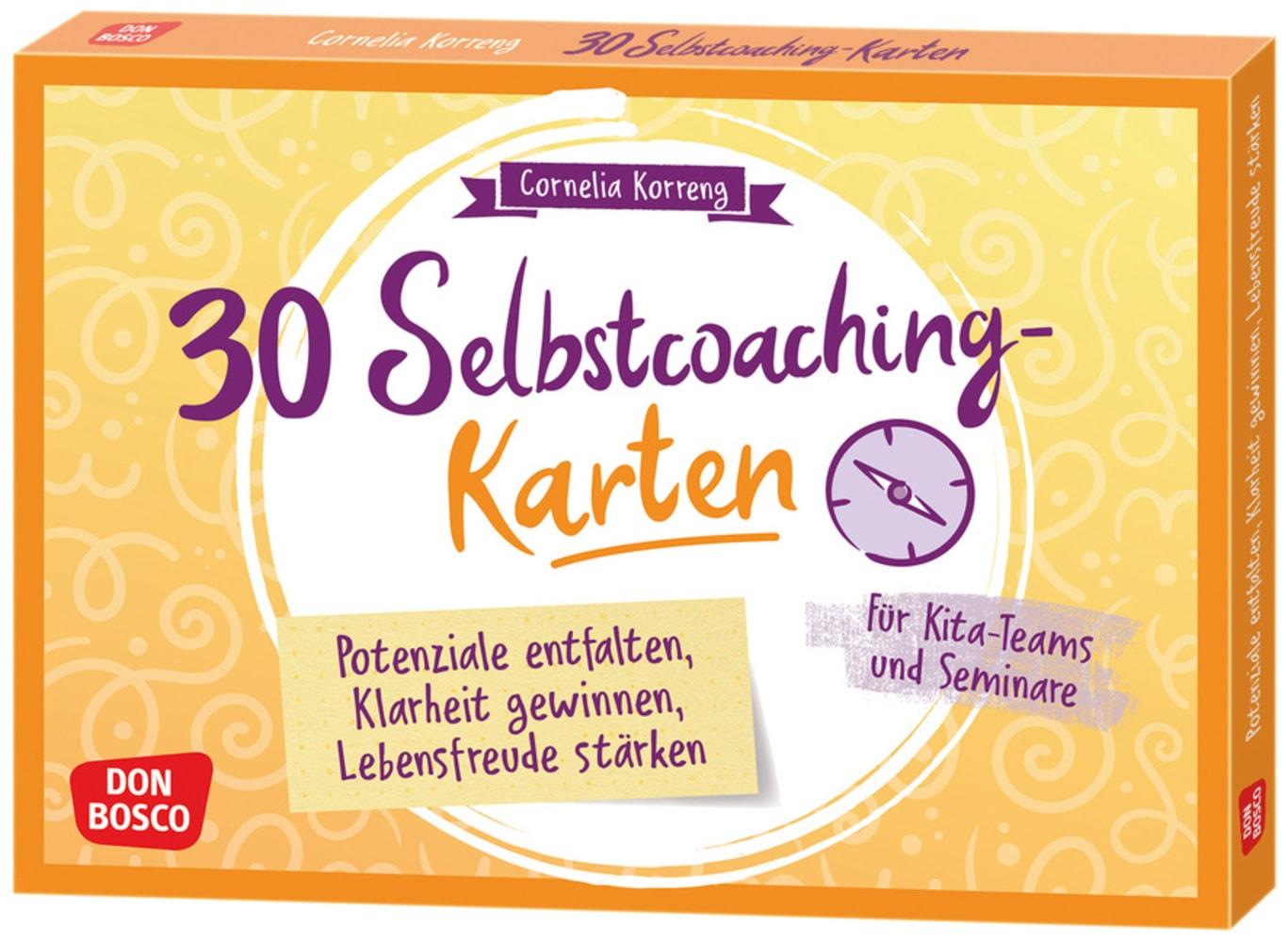 Vorderes Coverbild 30 Selbstcoaching-Karten: Potenziale entfalten, Klarheit gewinnen, Lebensfreude stärken