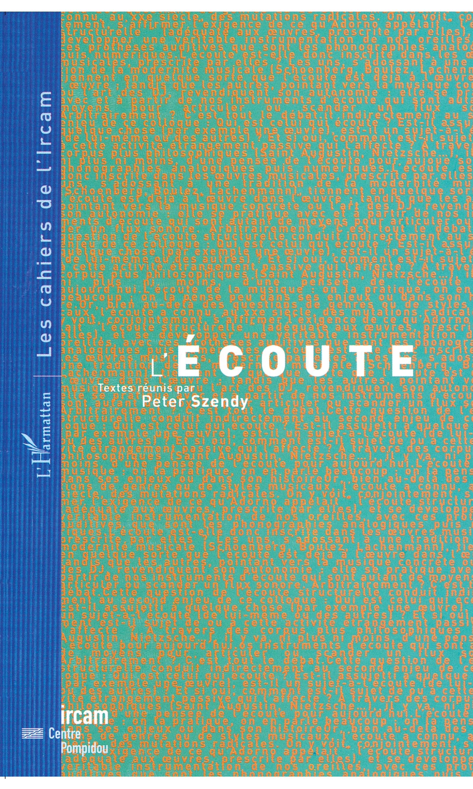 Vorderes Coverbild L'ECOUTE