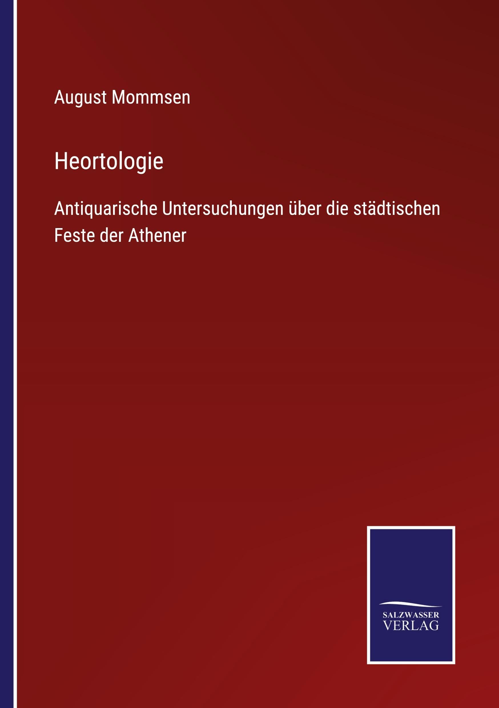 Vorderes Coverbild Heortologie