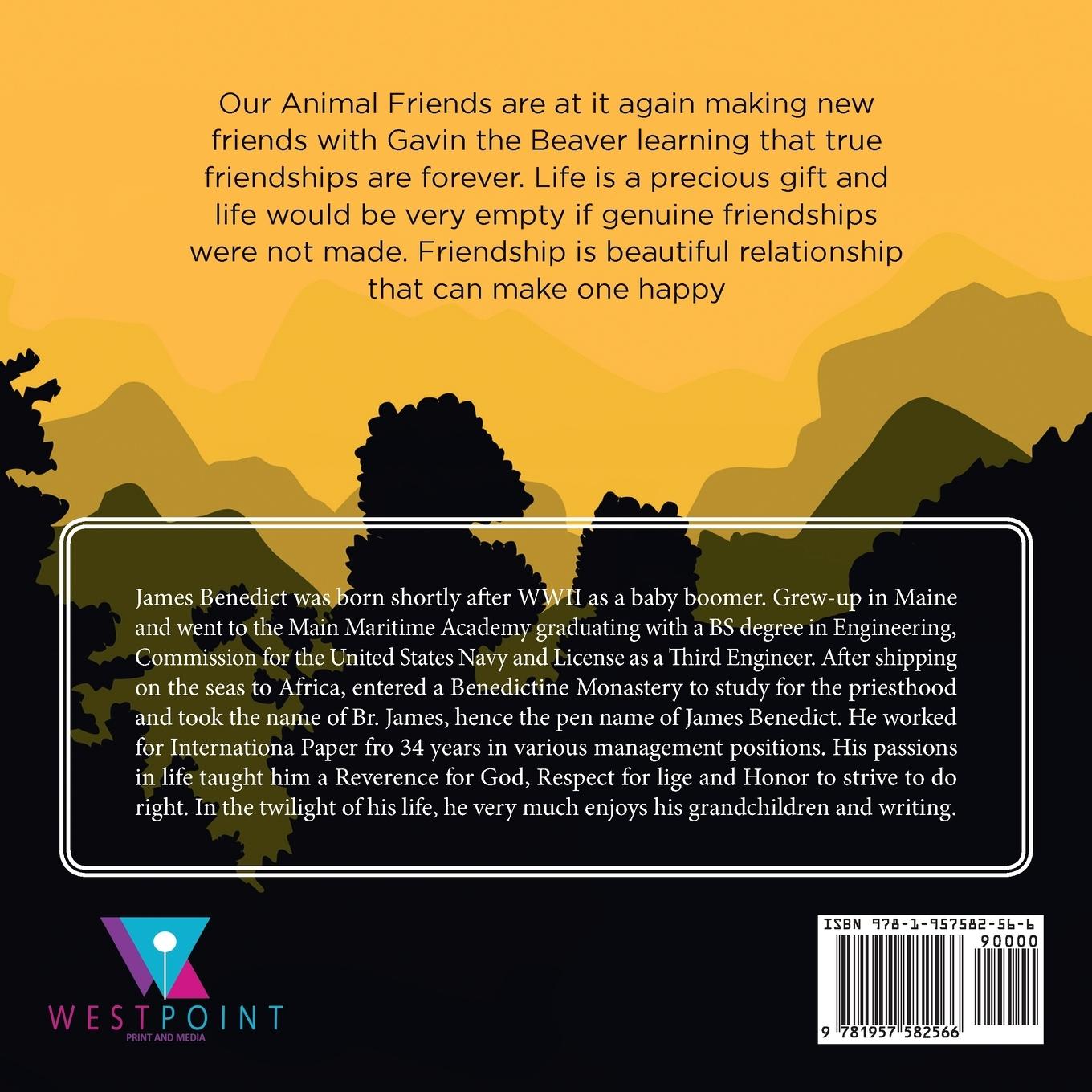 Rückseitencover Our Animal Friends: Book 3 Gavin the Beaver - New Friends