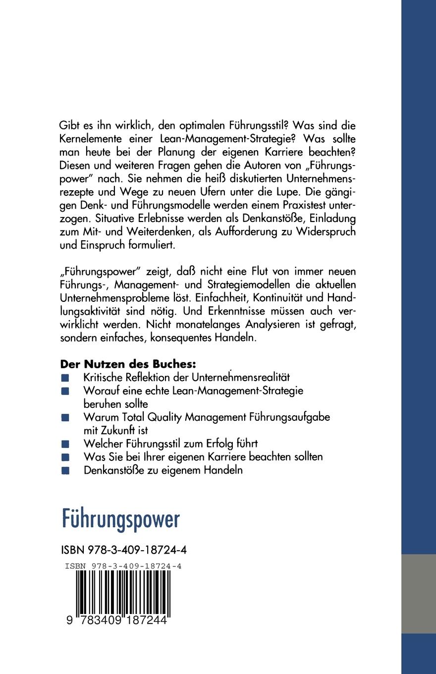 Rückseitencover Führungspower