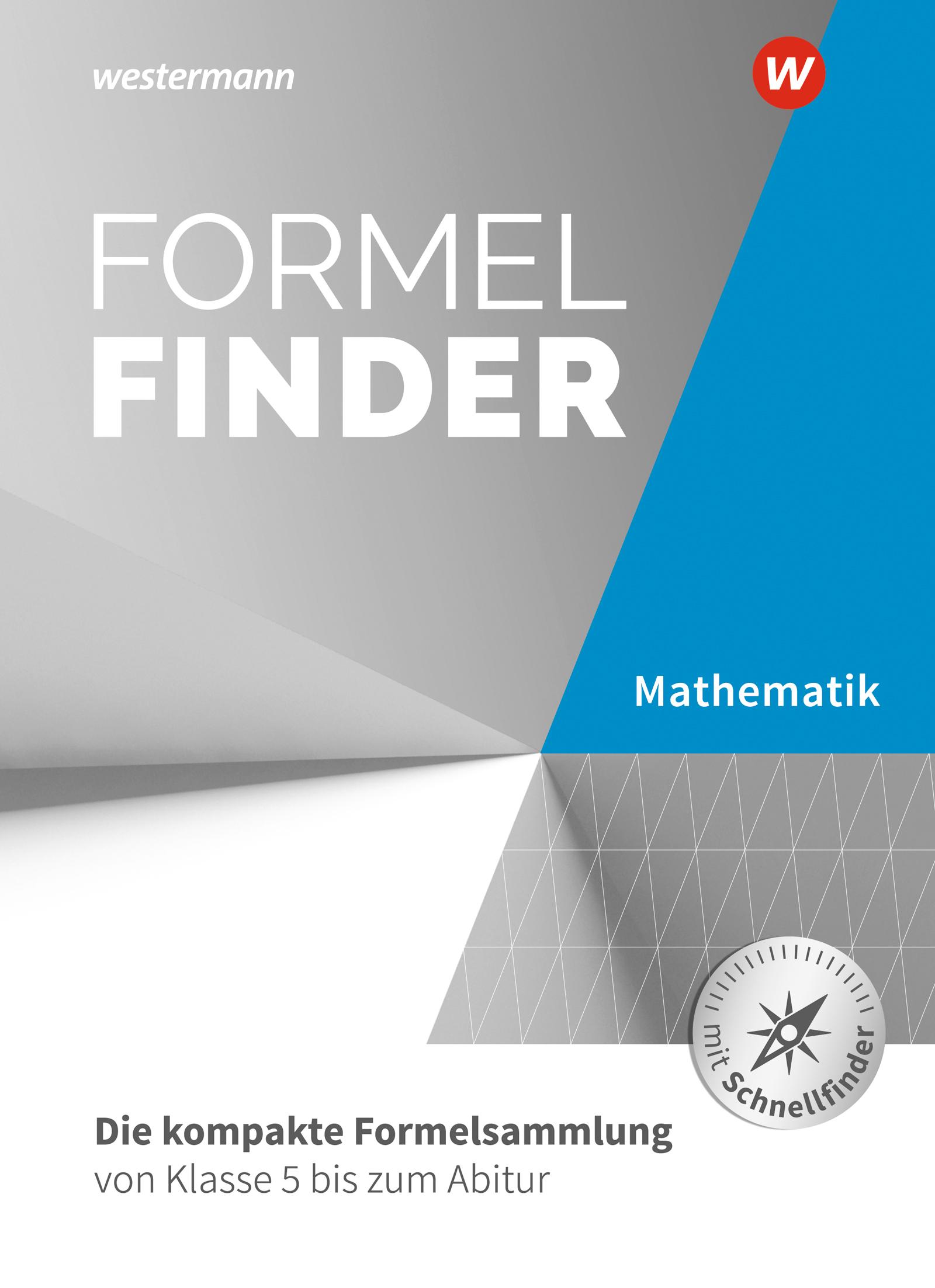 Vorderes Coverbild Formelfinder. Mathematik  - Ausgabe für die Sekundarstufe I und II an Gymnasien