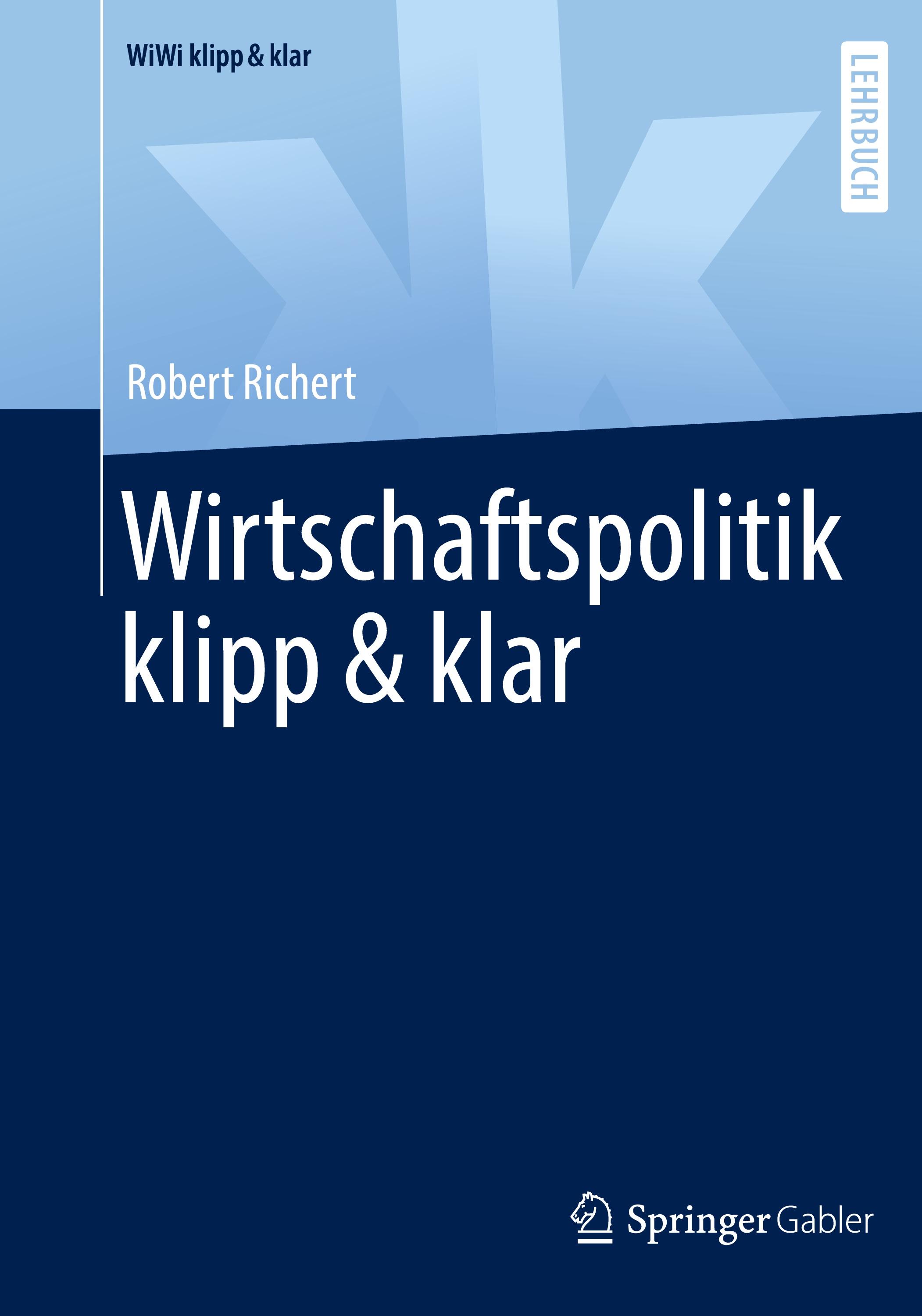 Vorderes Coverbild Wirtschaftspolitik klipp & klar