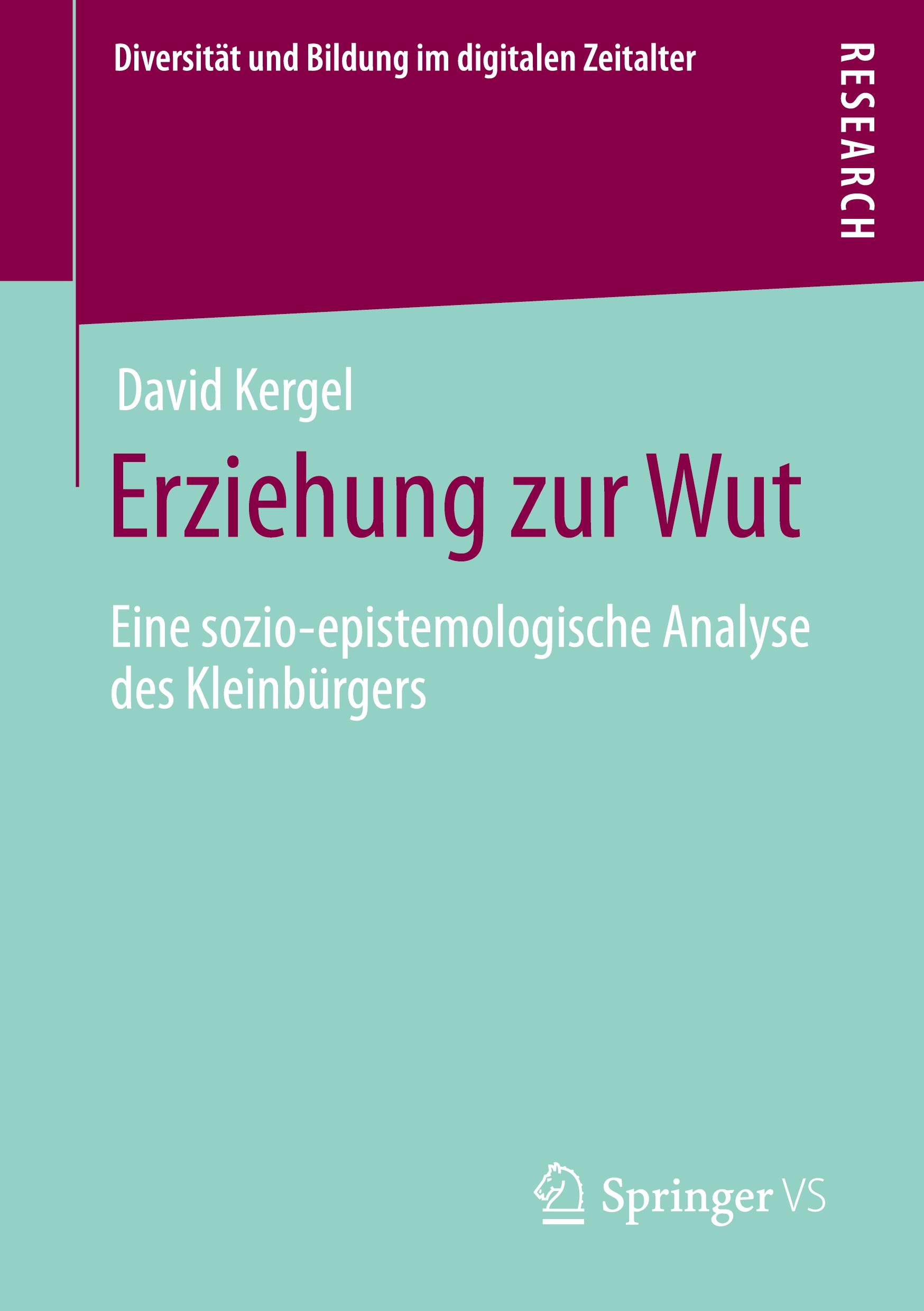 Vorderes Coverbild Erziehung zur Wut