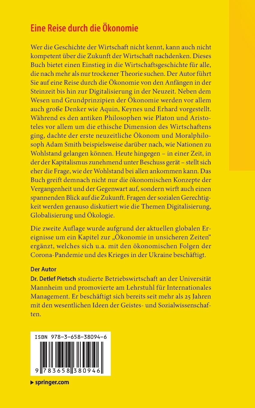 Rückseitencover Eine Reise durch die Ökonomie