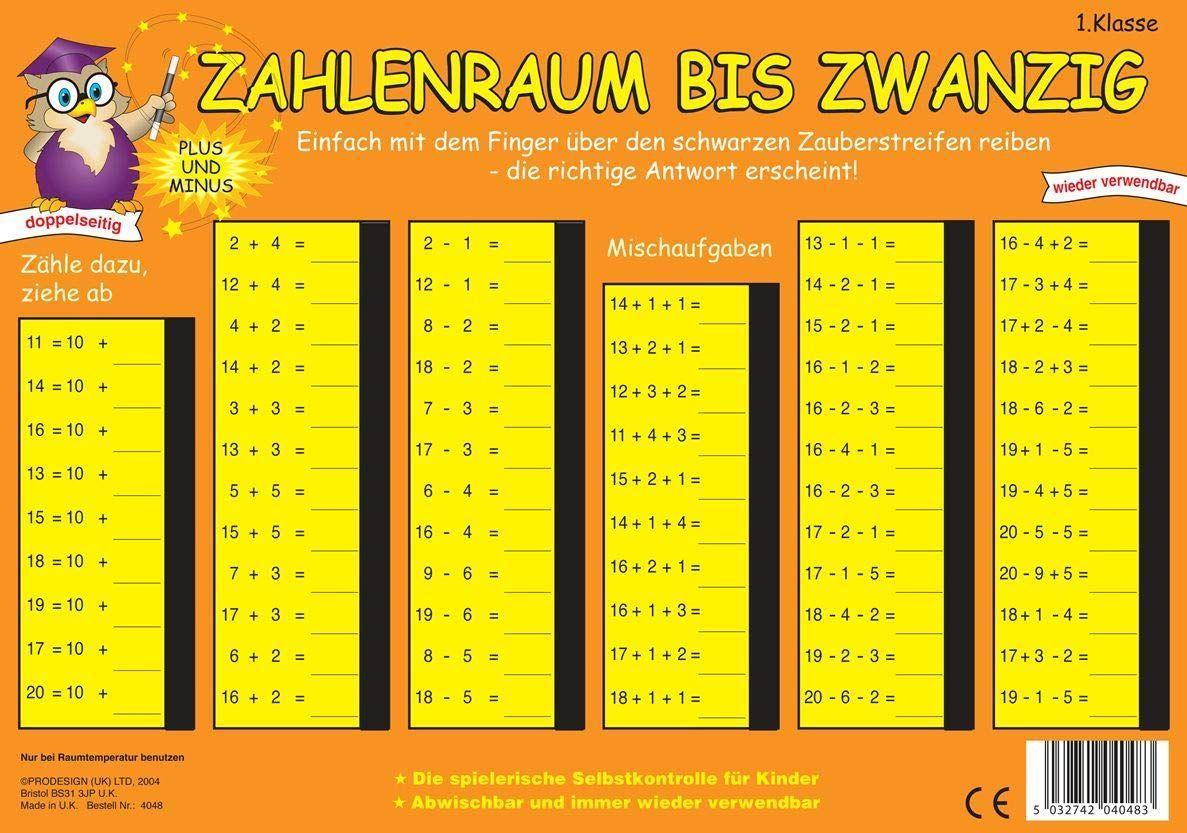 Vorderes Coverbild PRESSOGRAM Zaubertafel - Zahlenraum bis 20
