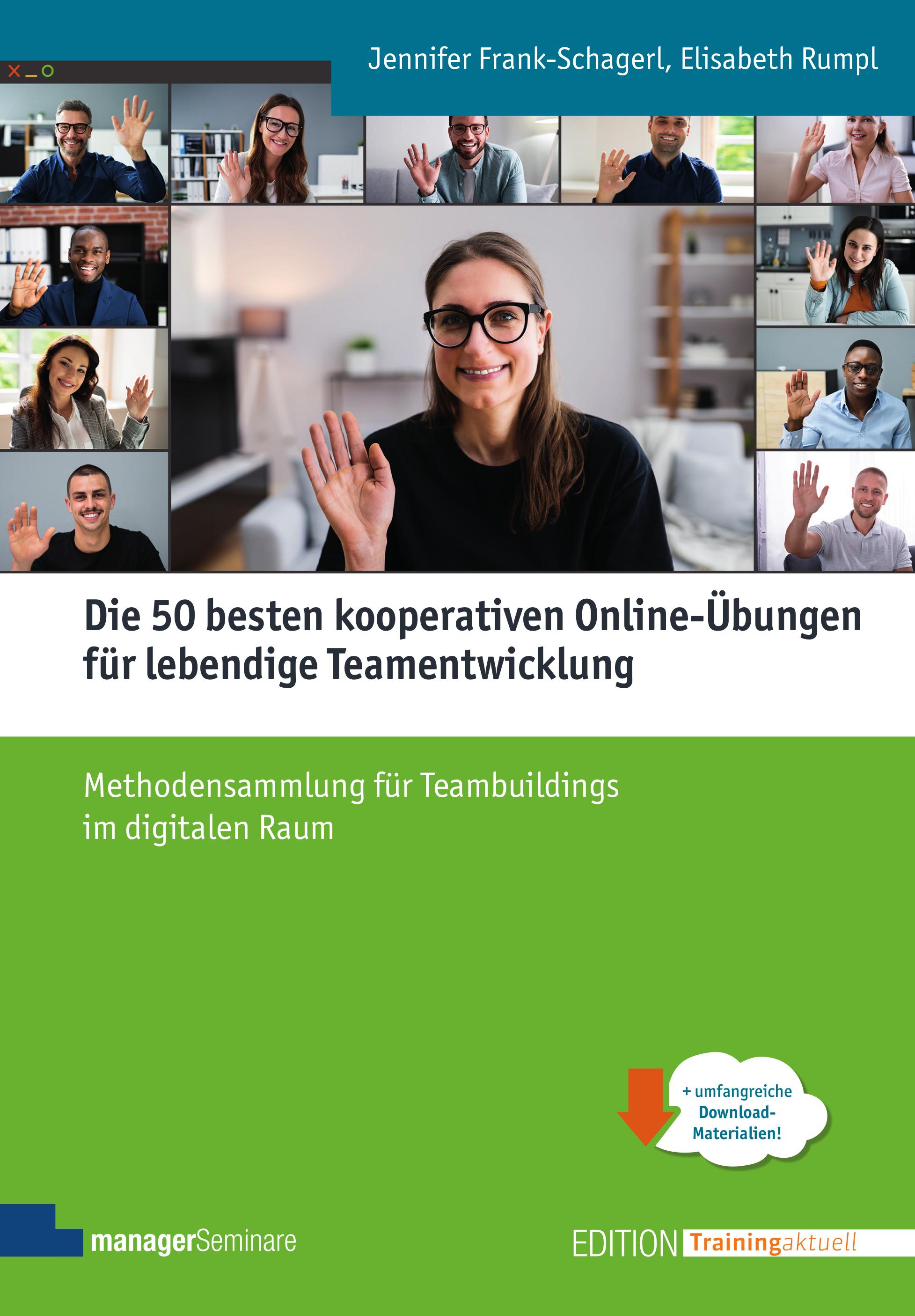 Vorderes Coverbild Die 50 besten kooperativen Online-Übungen für lebendige Teamentwicklung