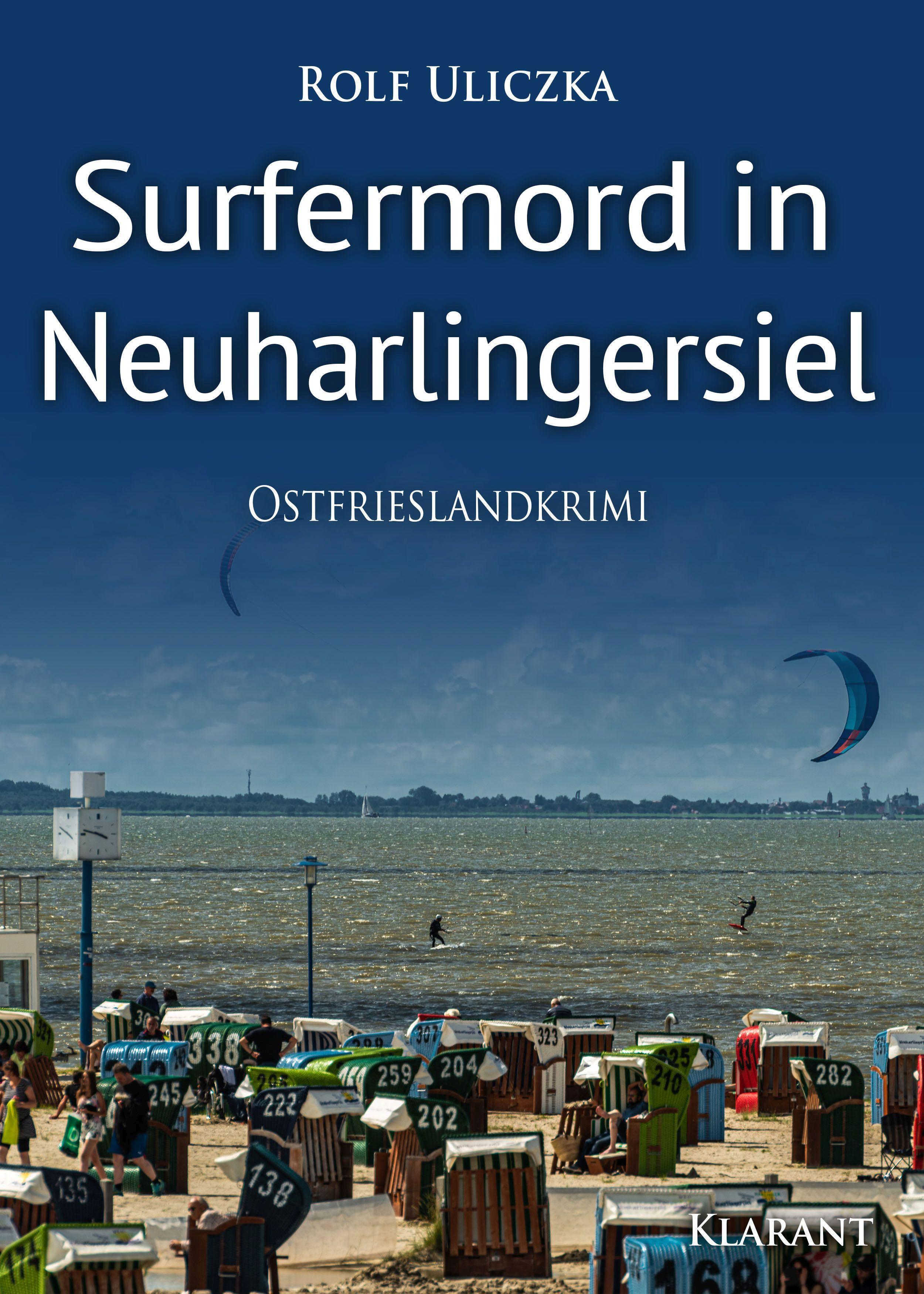 Vorderes Coverbild Surfermord in Neuharlingersiel. Ostfrieslandkrimi