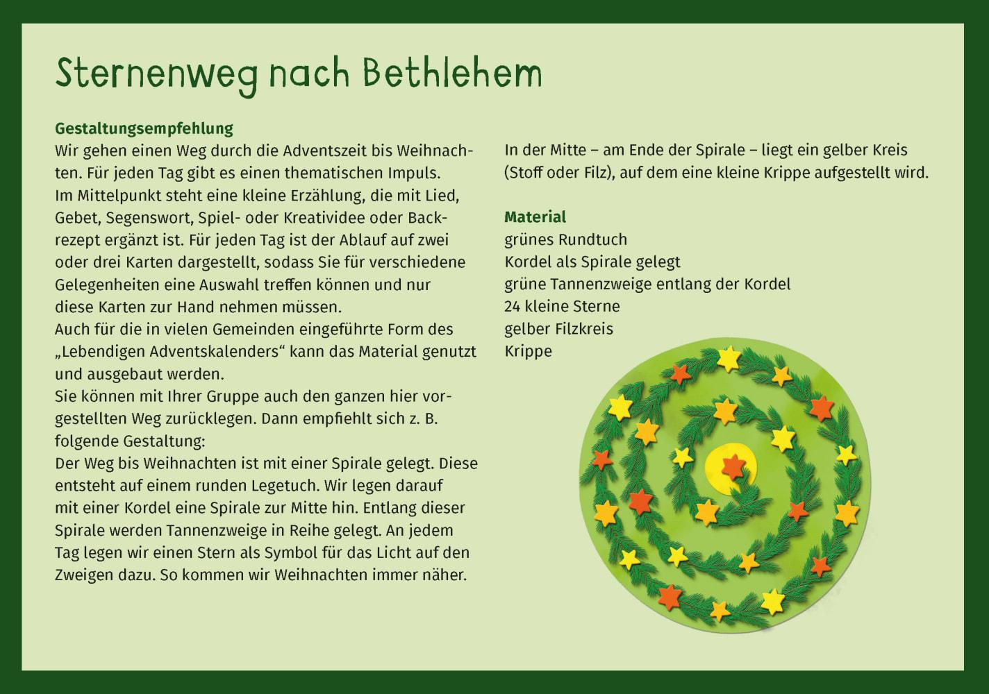 Beispielinhalt (Bild) Sternenweg nach Betlehem