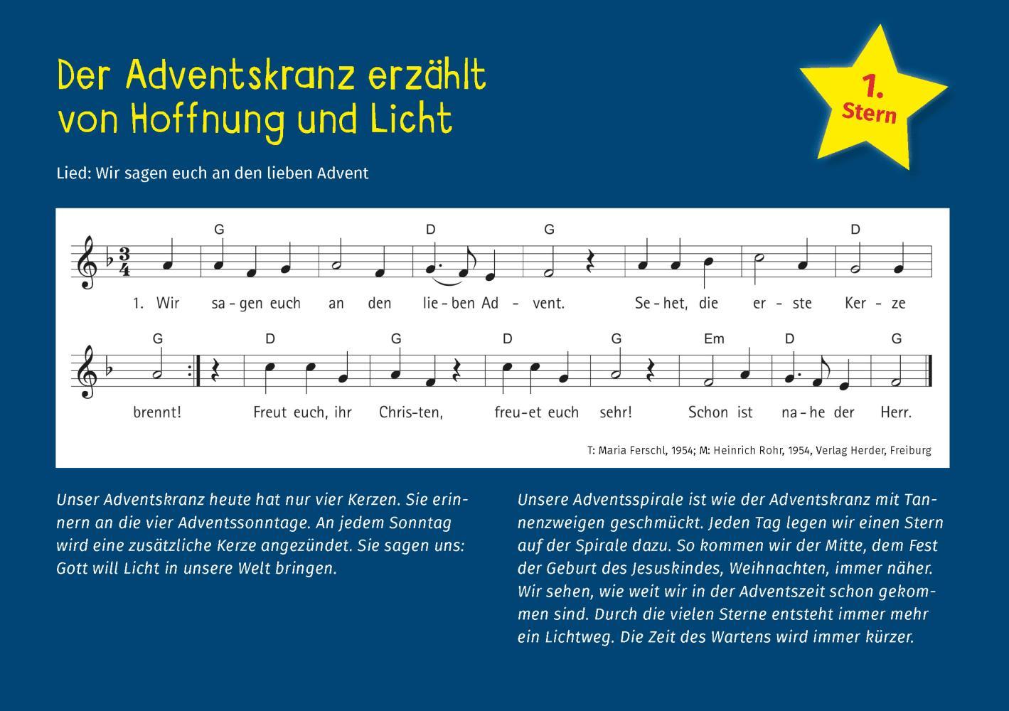 Beispielinhalt (Bild) Sternenweg nach Betlehem