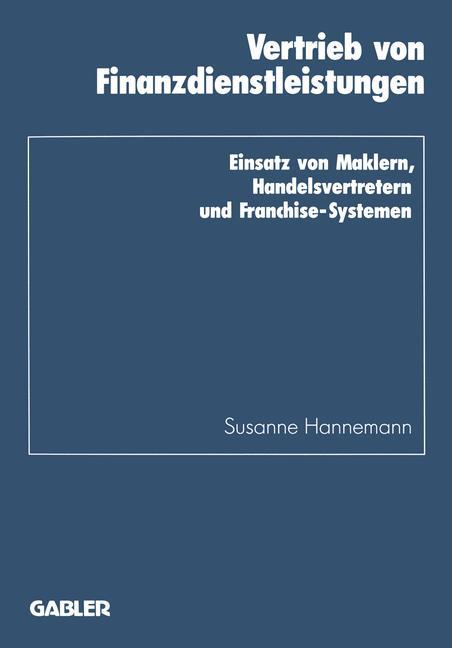 Vorderes Coverbild Vertrieb von Finanzdienstleistungen