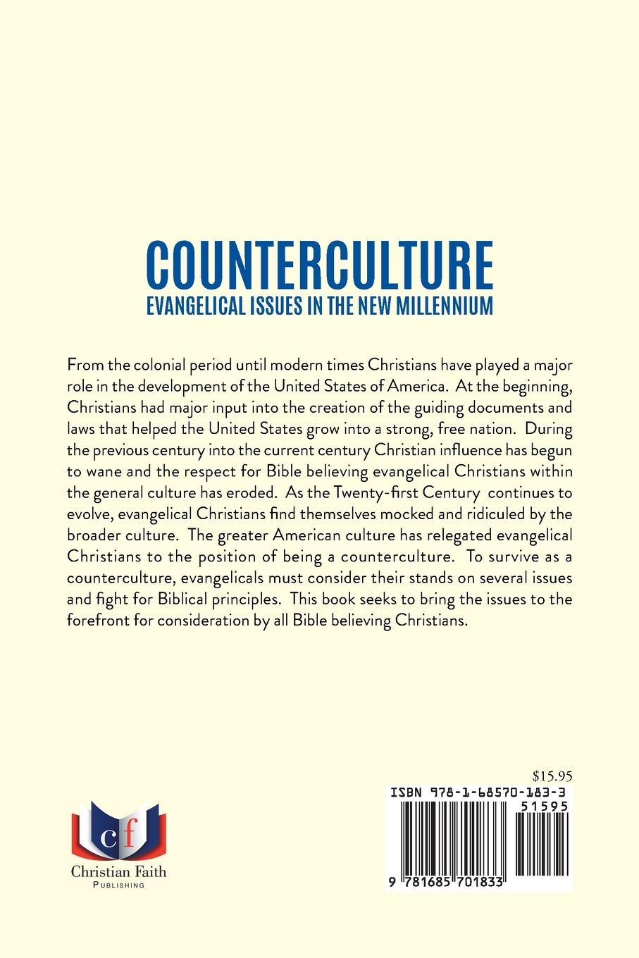 Rückseitencover Counterculture Evangelical Issues in the New Millennium