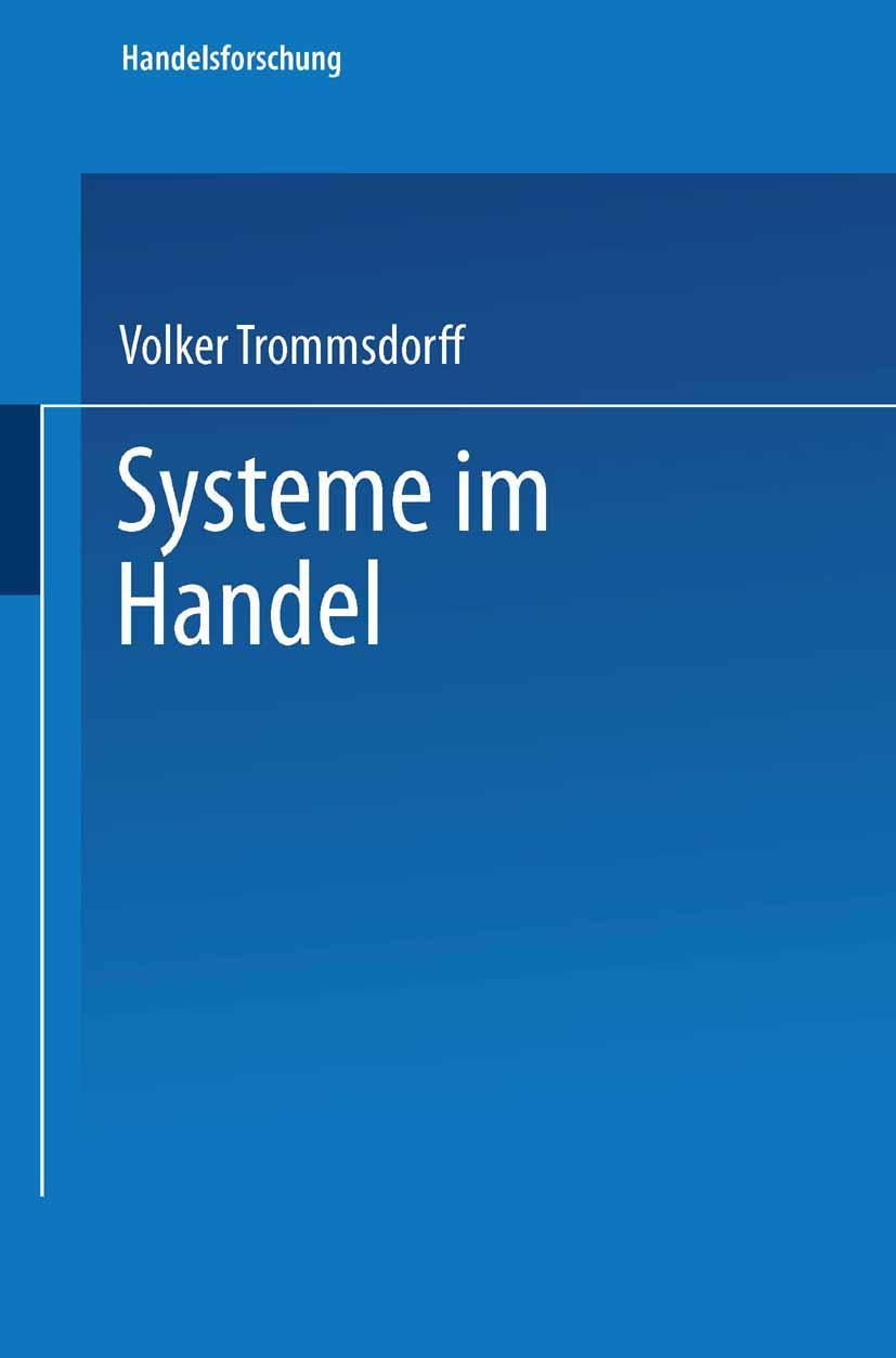 Vorderes Coverbild Systeme im Handel