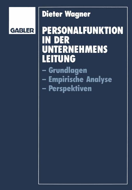 Vorderes Coverbild Personalfunktion in der Unternehmensleitung