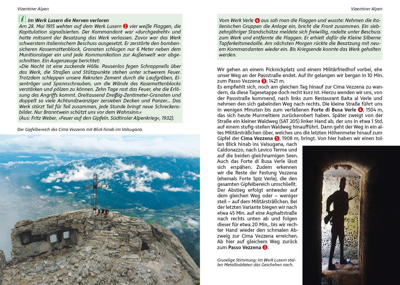 Beispielinhalt (Bild) Sentiero della Pace