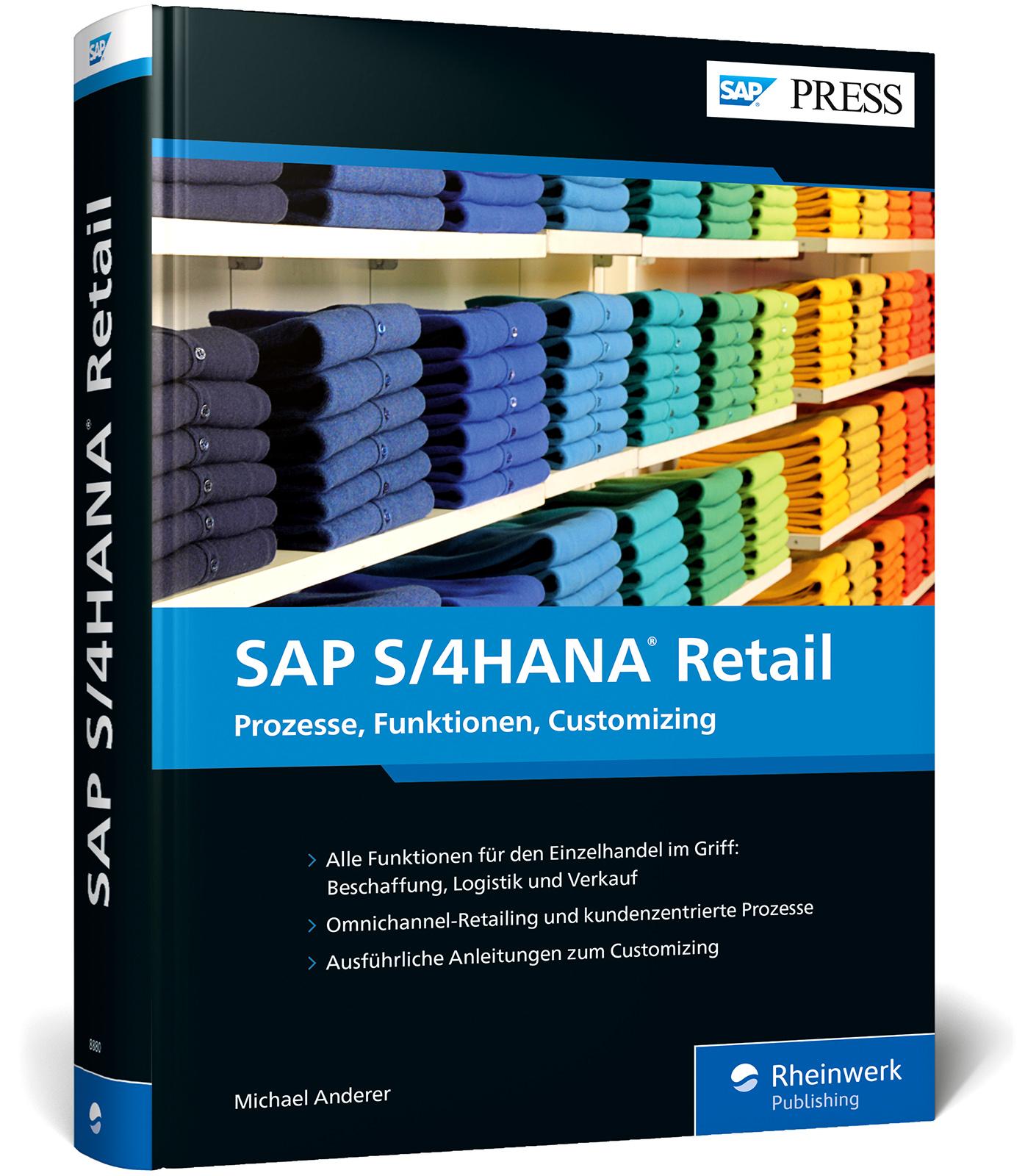 Vorderes Coverbild SAP S/4HANA Retail