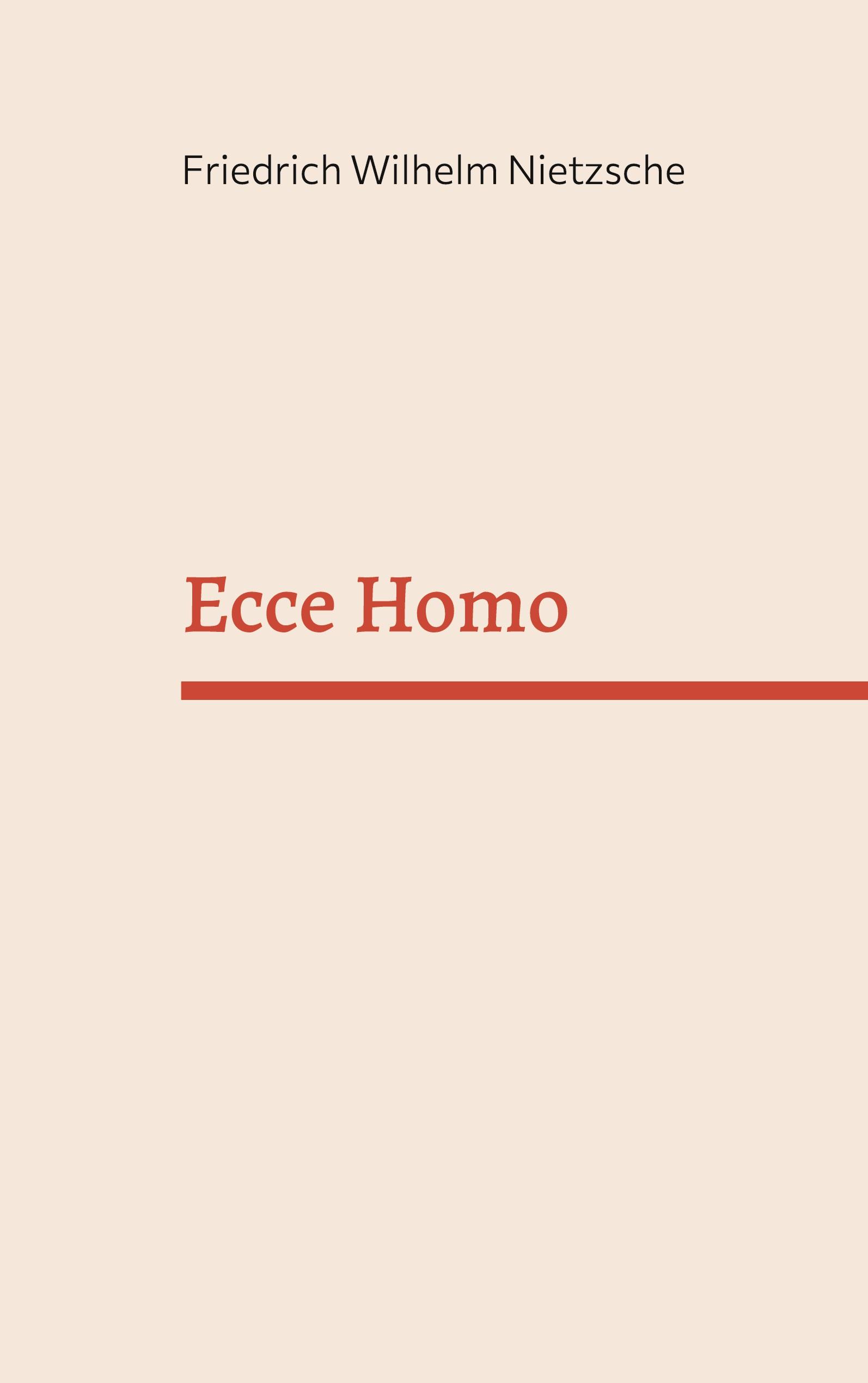 Vorderes Coverbild Ecce Homo