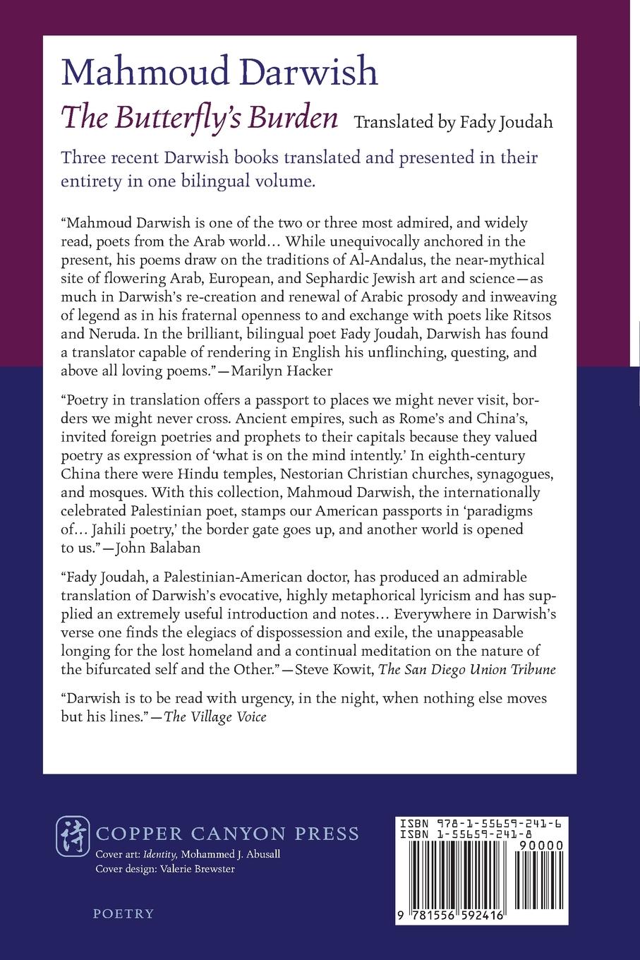 Rückseitencover The Butterfly's Burden