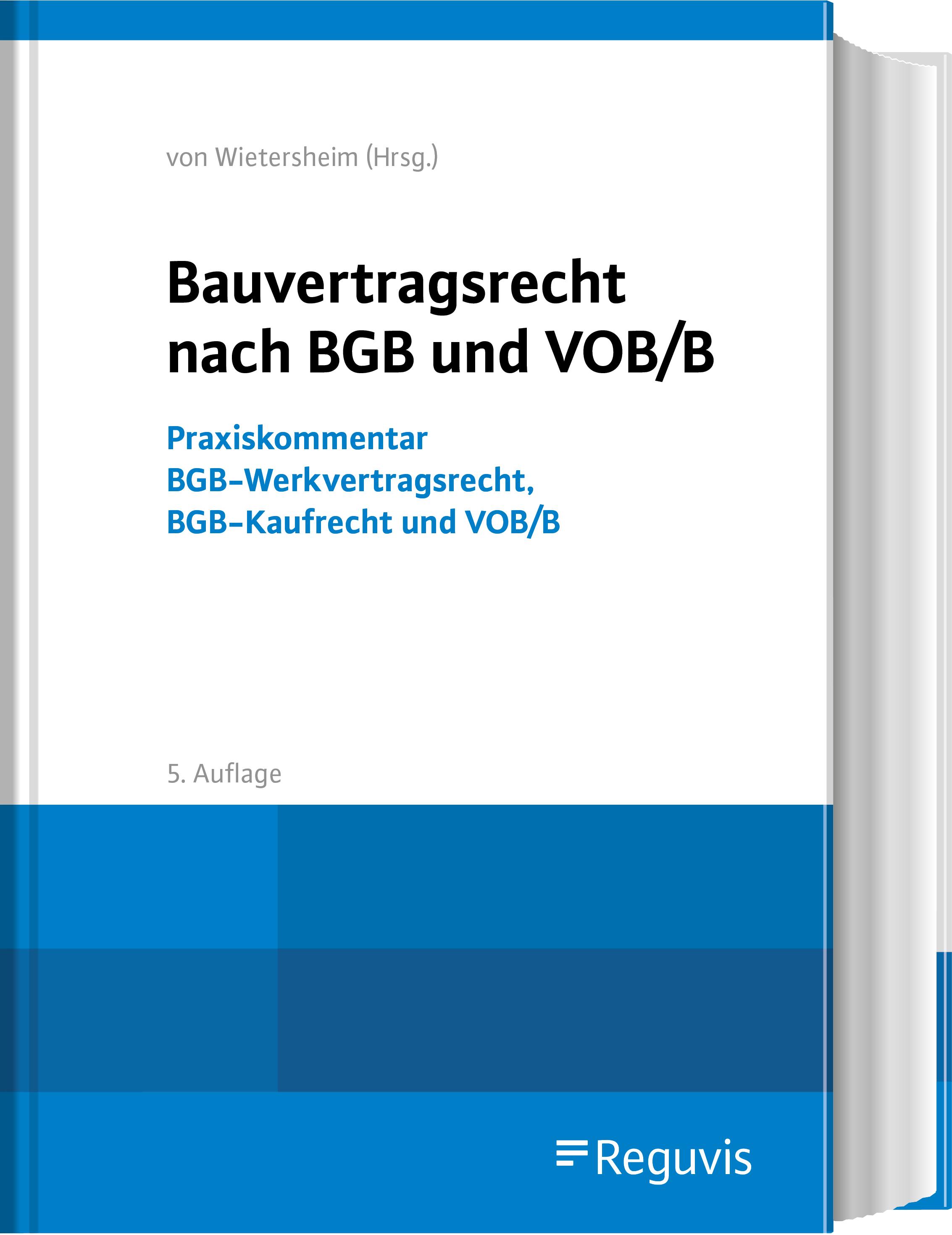 Vorderes Coverbild Bauvertragsrecht nach BGB und VOB/B