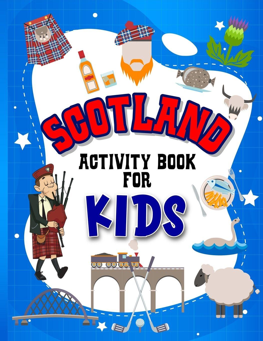 Vorderes Coverbild Scotland Activity Book for Kids