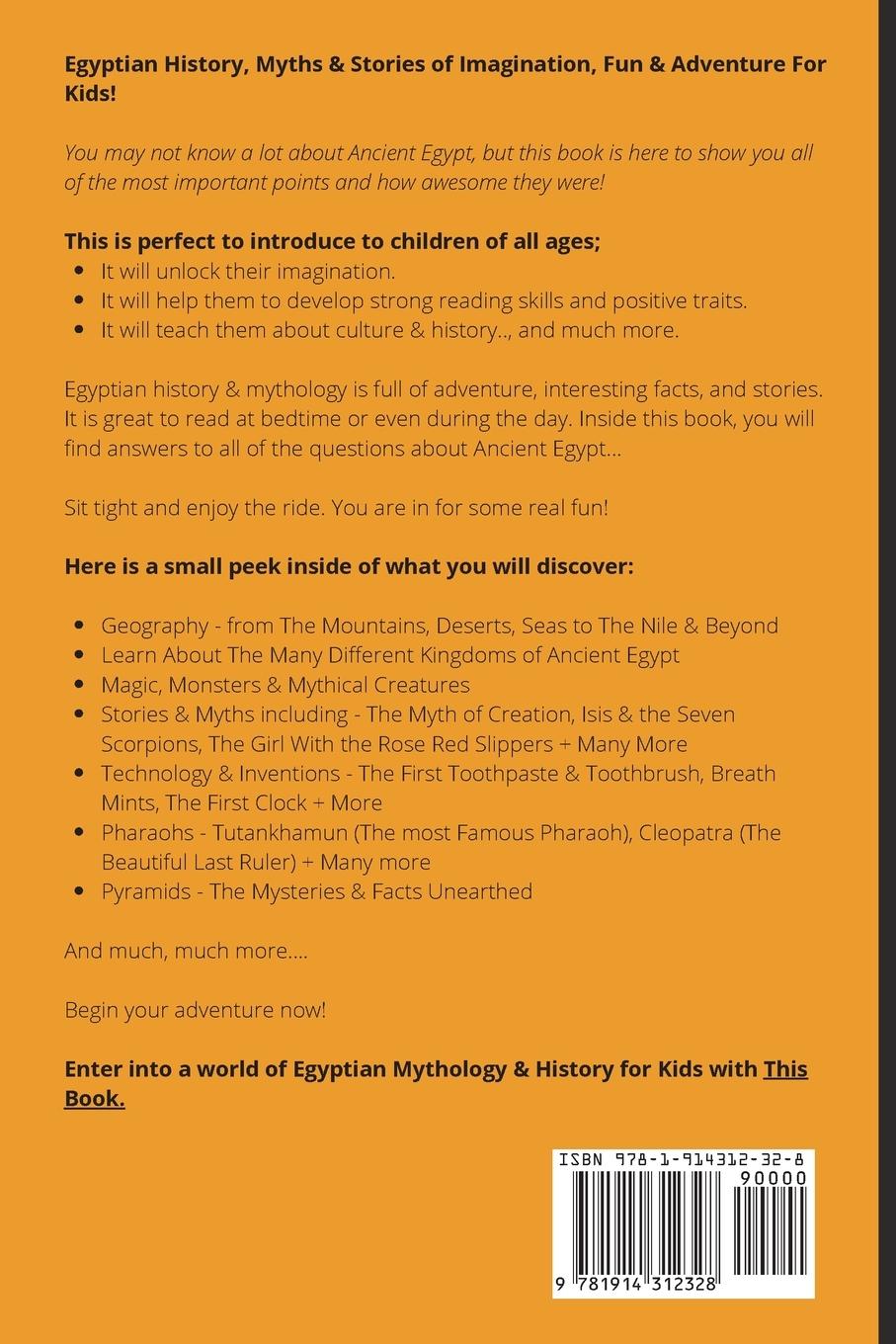 Rückseitencover Egyptian Mythology For Kids