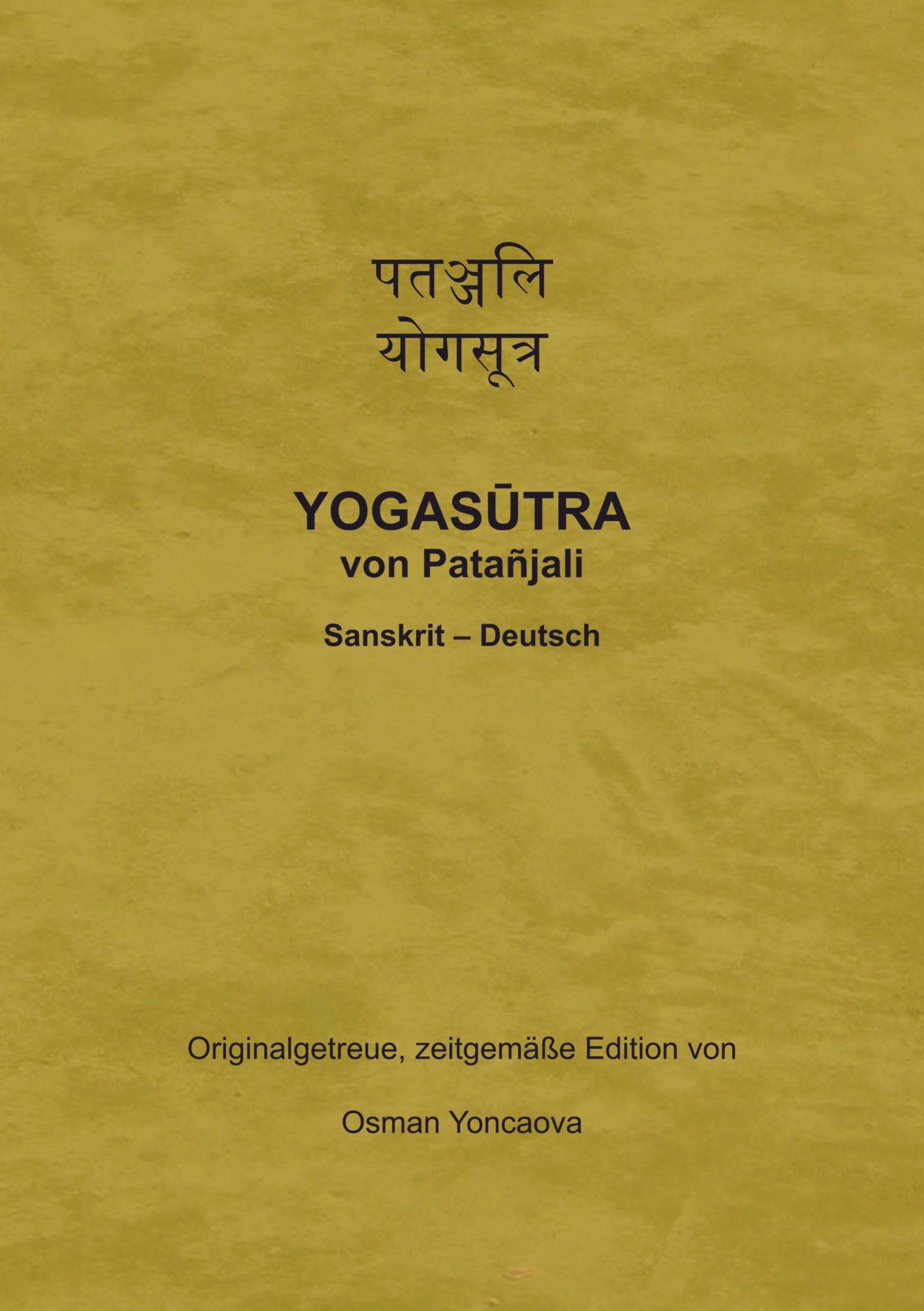 Vorderes Coverbild Yogasutra von Patanjali