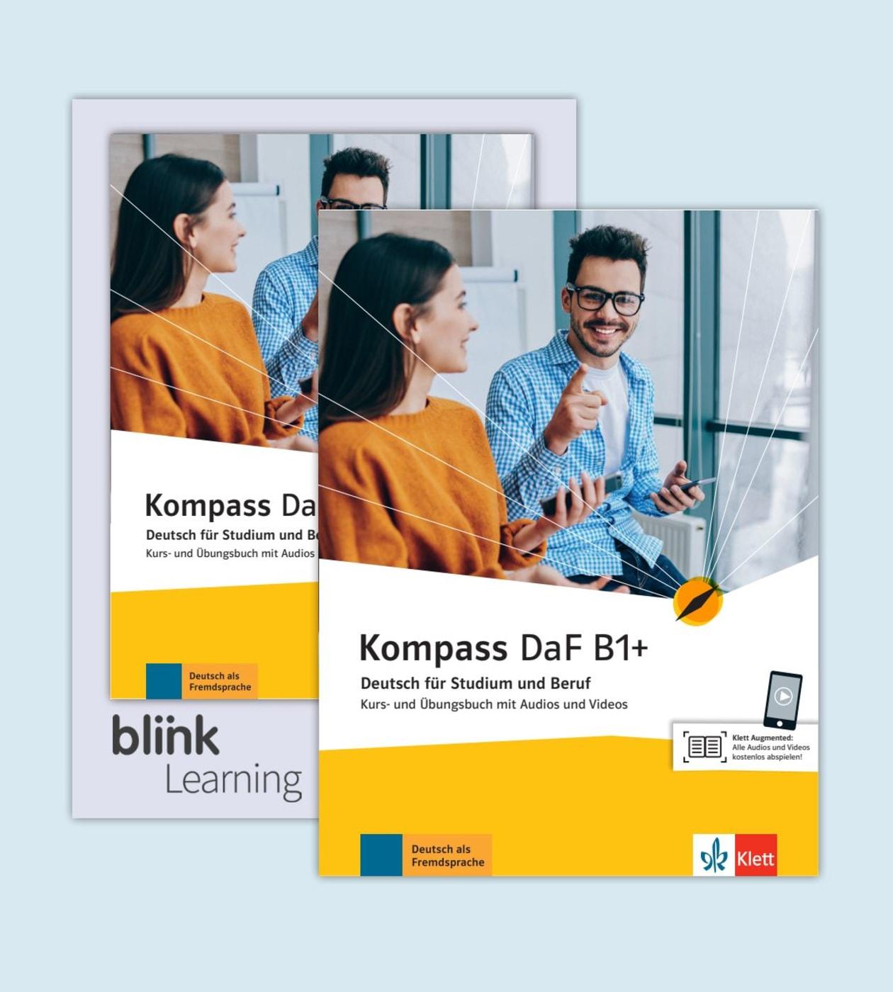 Vorderes Coverbild Kompass DaF B1+ - Media Bundle BlinkLearning