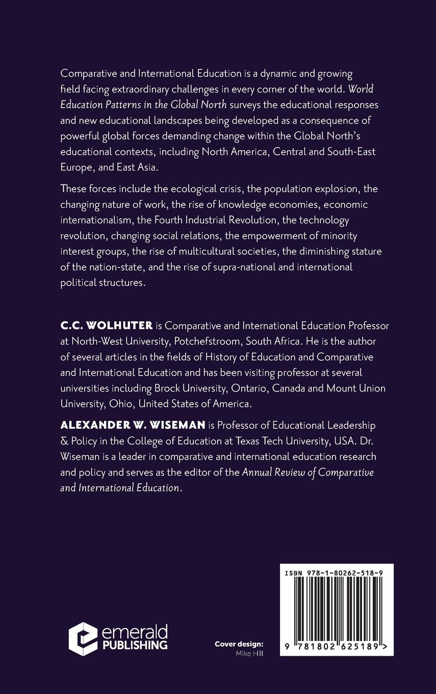 Rückseitencover World Education Patterns in the Global North