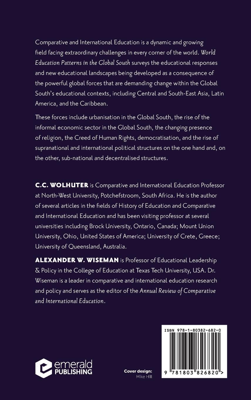 Rückseitencover World Education Patterns in the Global South