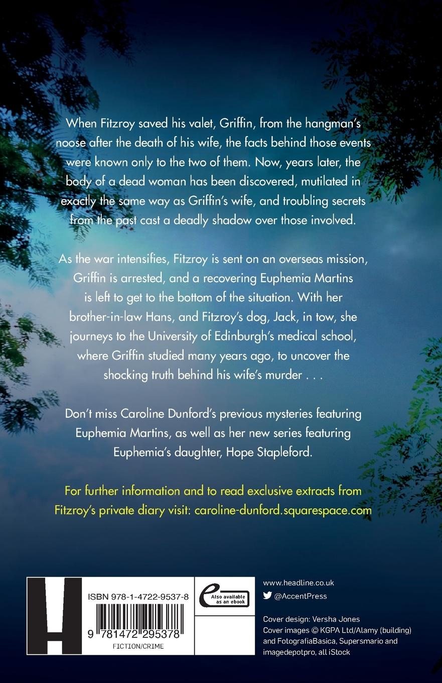 Rückseitencover A Death of a Dead Man (Euphemia Martins Mystery 17)