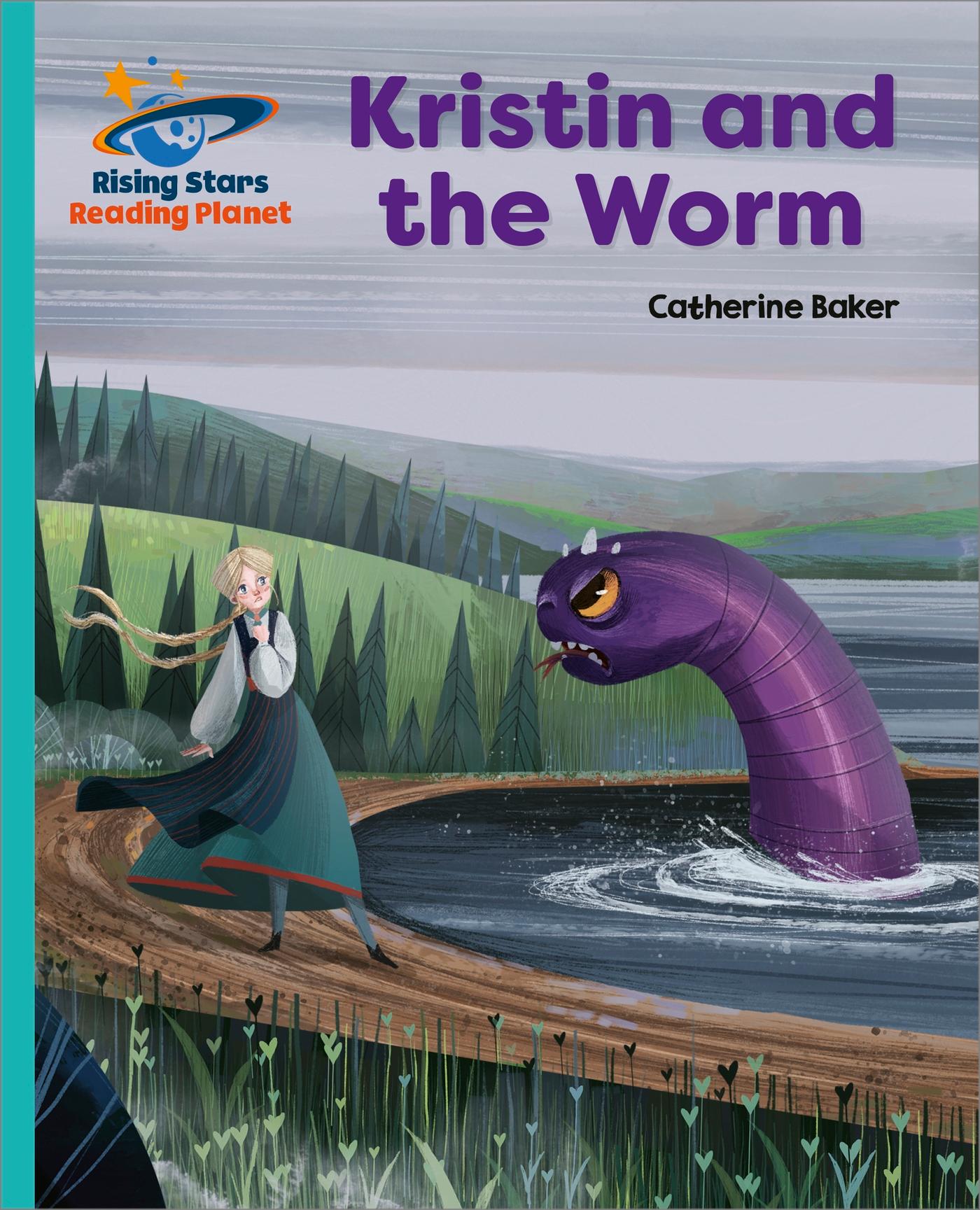 Vorderes Coverbild Reading Planet - Kristin and the Worm - Turquoise: Galaxy